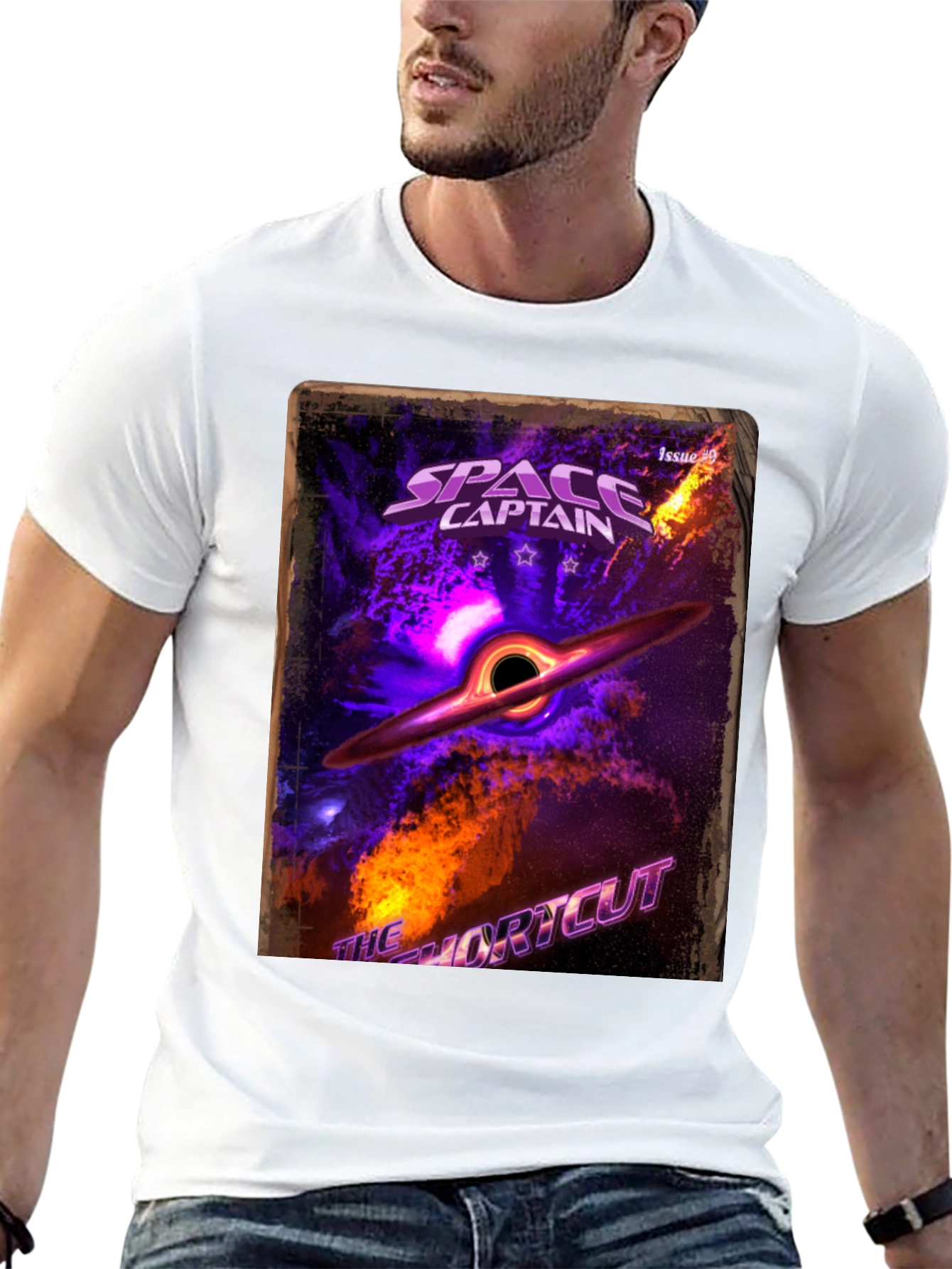 Space Captain Black Hole T-Shirt