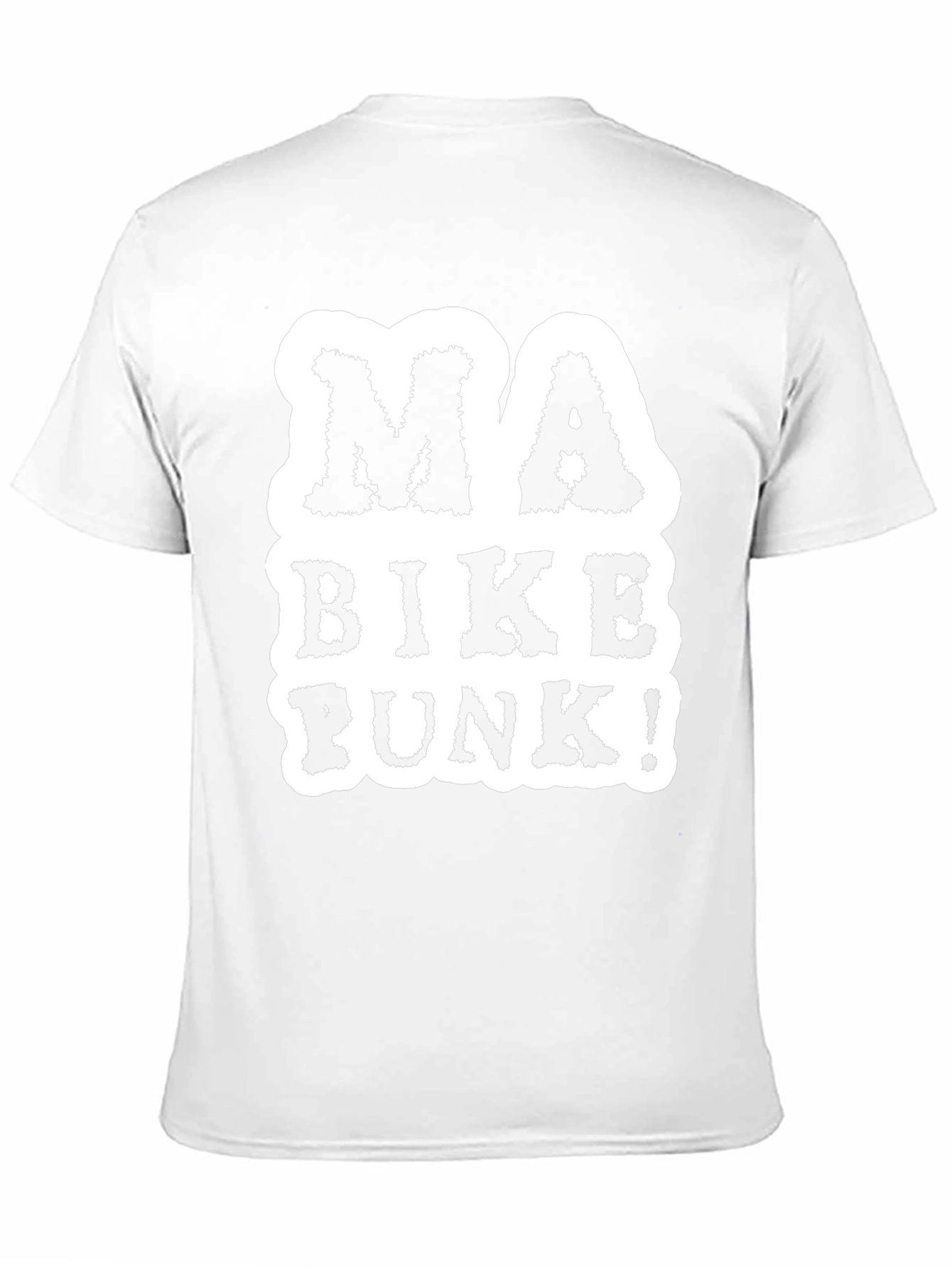 Ma Bike Punk! Black Graphic T-Shirt