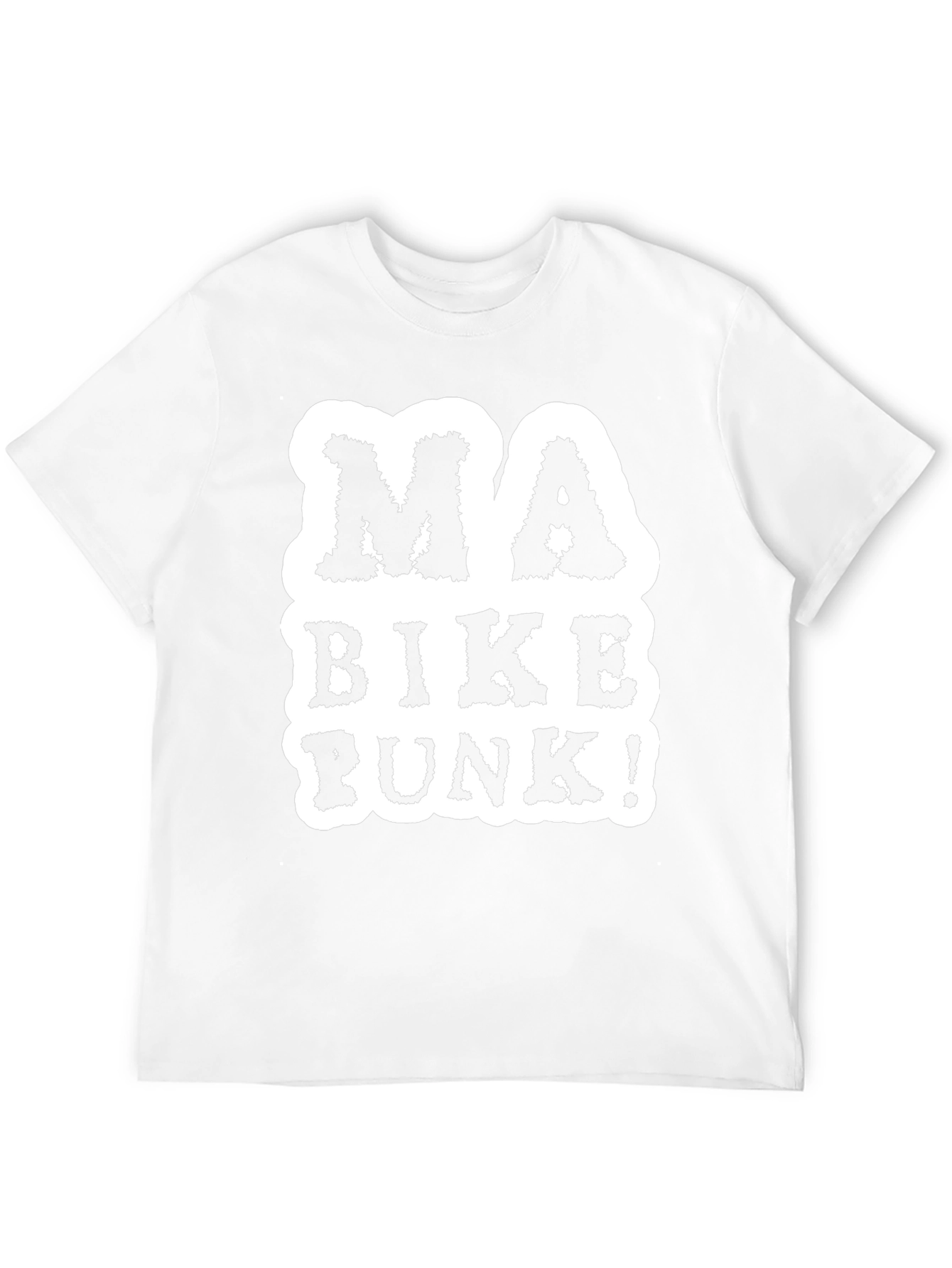 Ma Bike Punk! Black Graphic T-Shirt