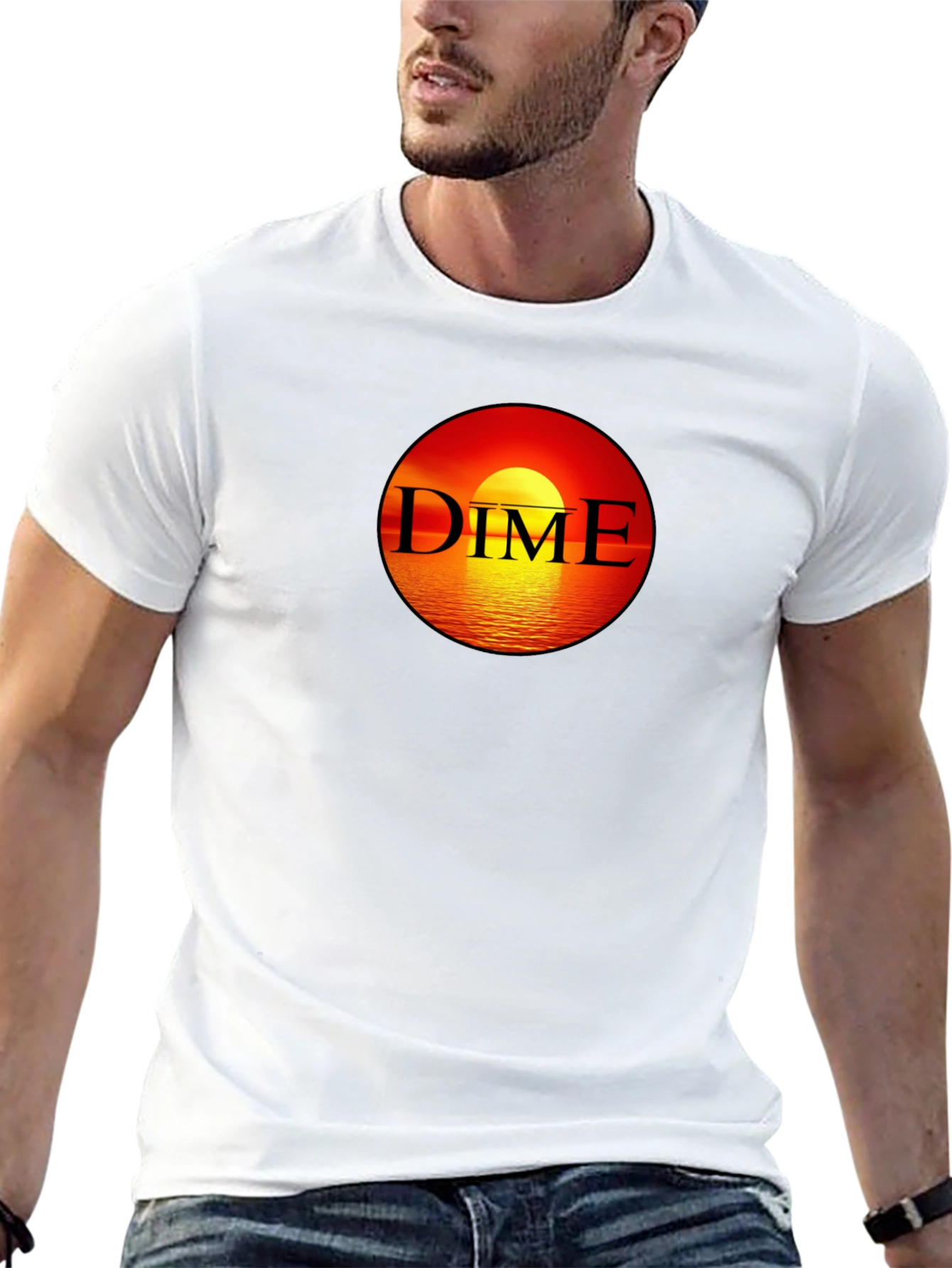 Dime Sunset Black T-Shirt