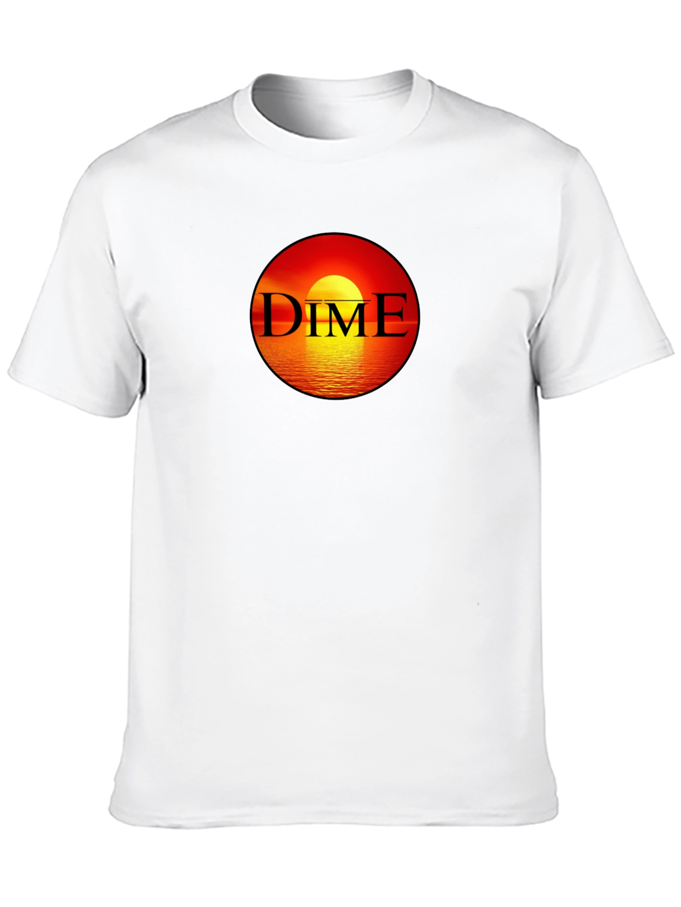 Dime Sunset Black T-Shirt