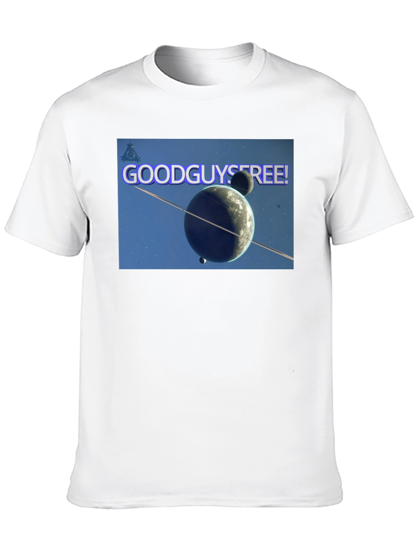 Good Guys Free! Graphic Black T-Shirt
