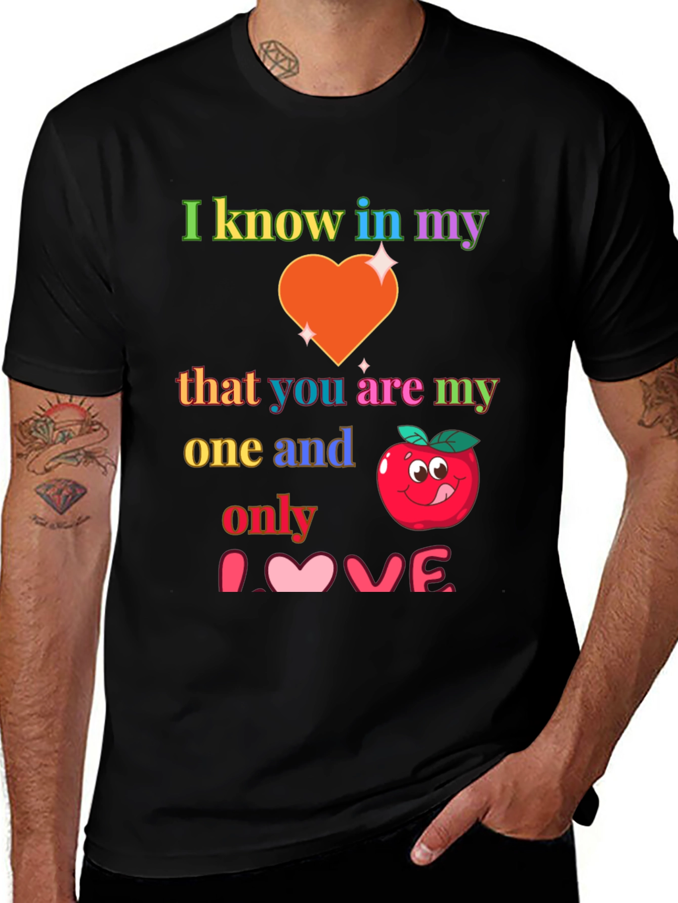 Love & Heart Graphic Tee