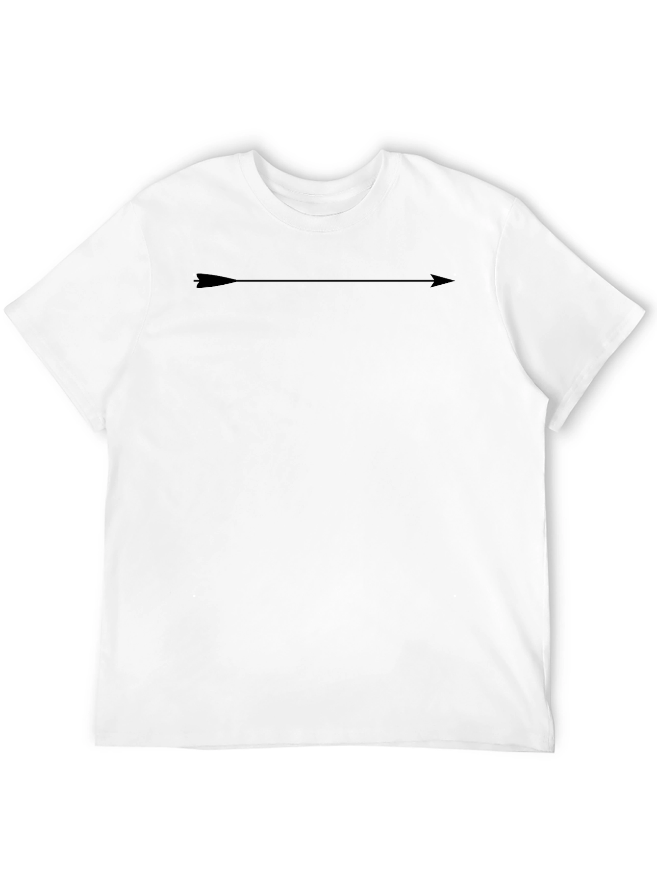 Arrow Graphic Black T-Shirt - Stylish Casual Wear