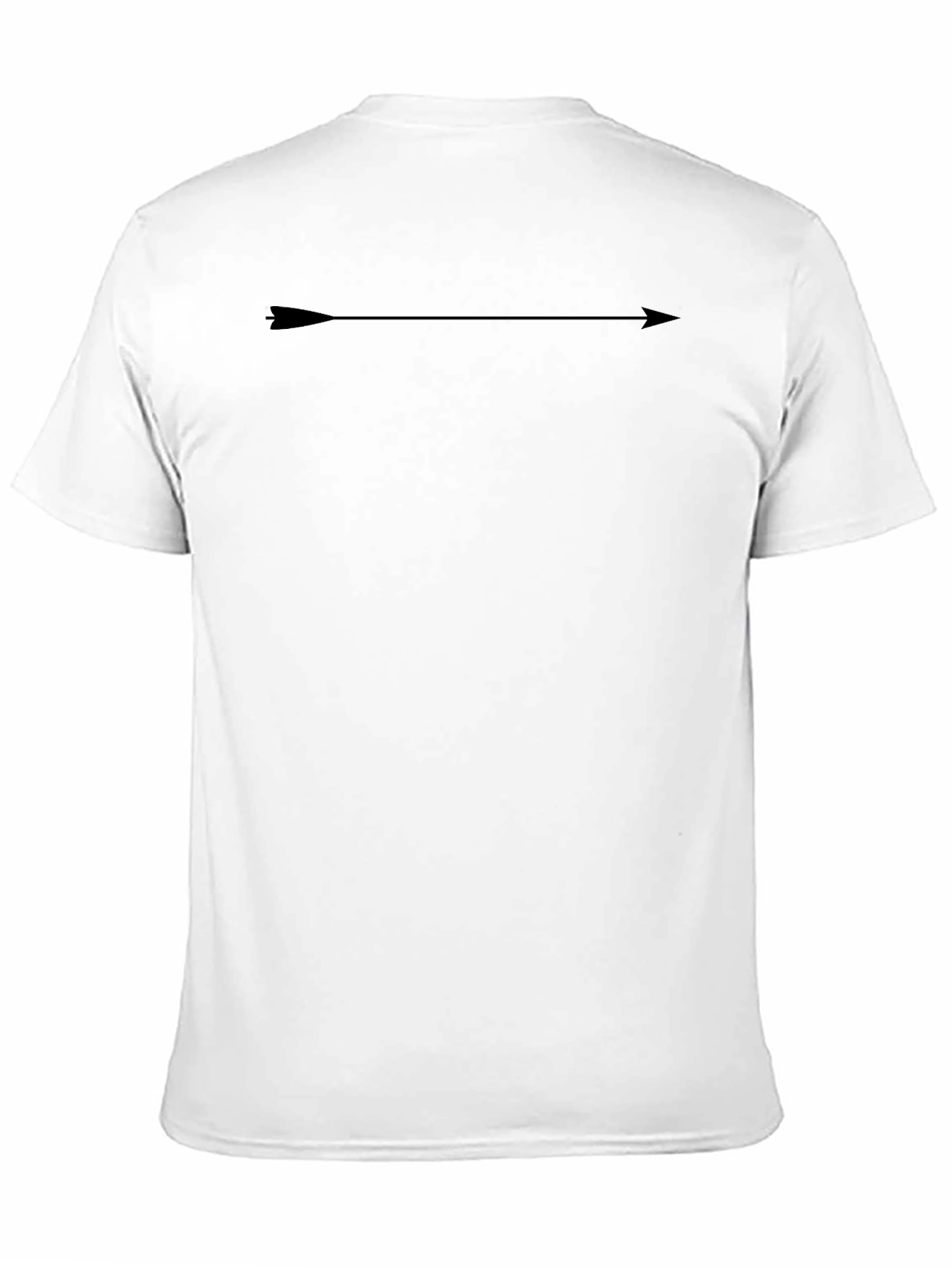Arrow Graphic Black T-Shirt - Stylish Casual Wear