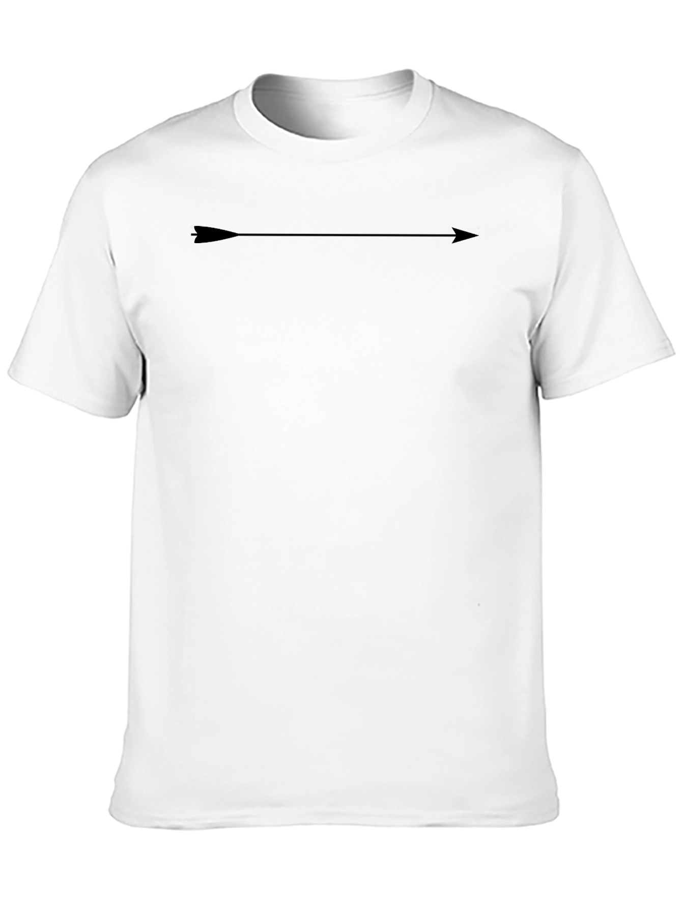 Arrow Graphic Black T-Shirt - Stylish Casual Wear