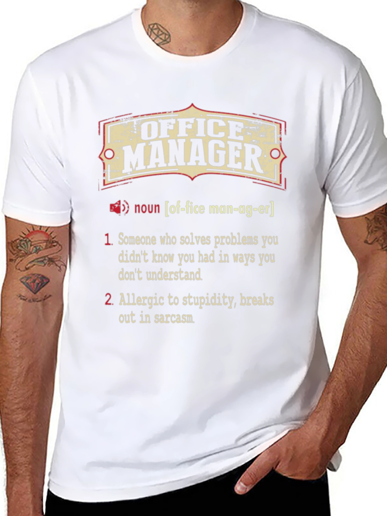 Office Manager Definition T-Shirt
