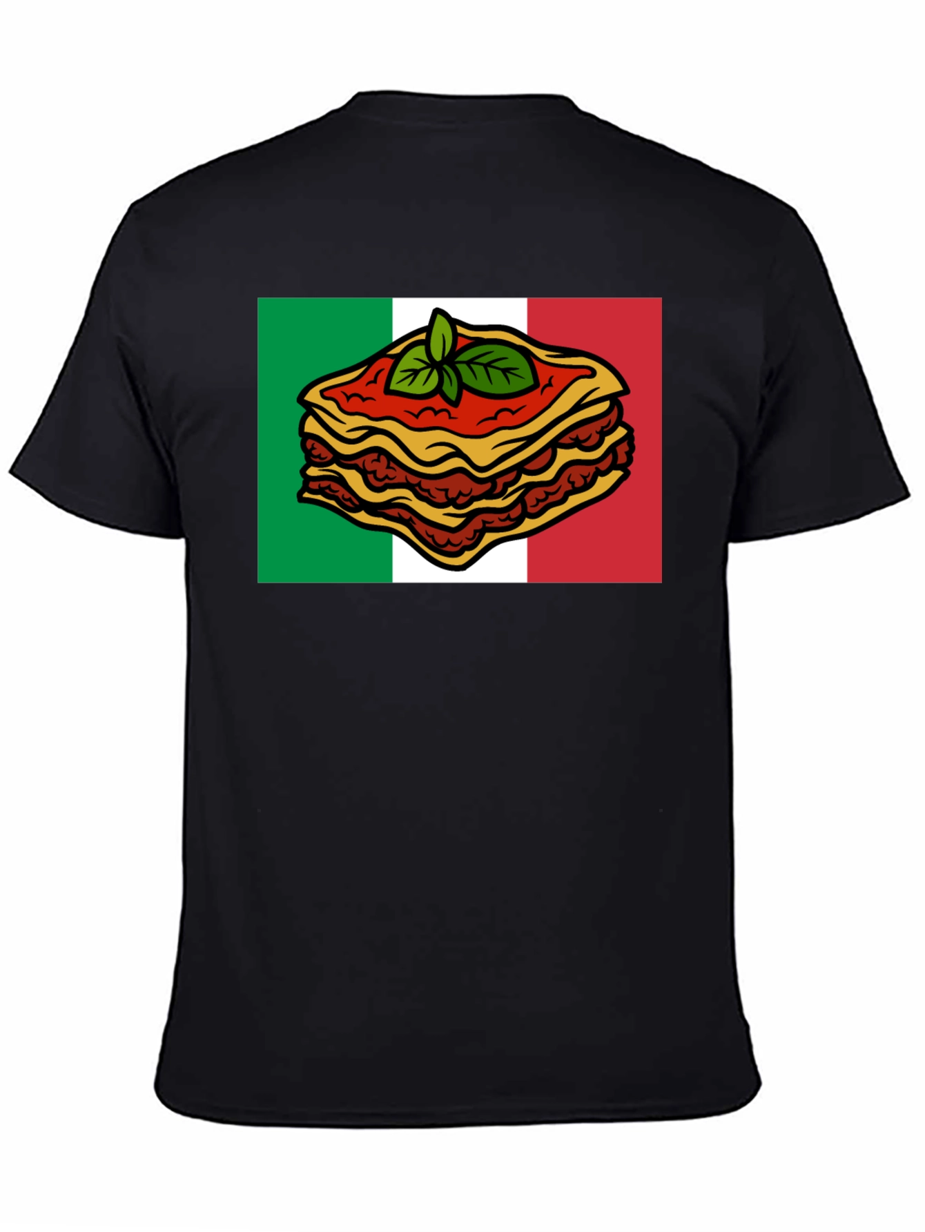 Lasagna Italian Flag T-Shirt - Foodie Pride