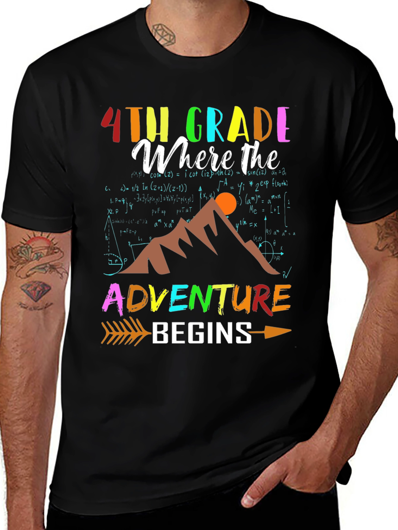 4th Grade Adventure Begins Graphic Tee