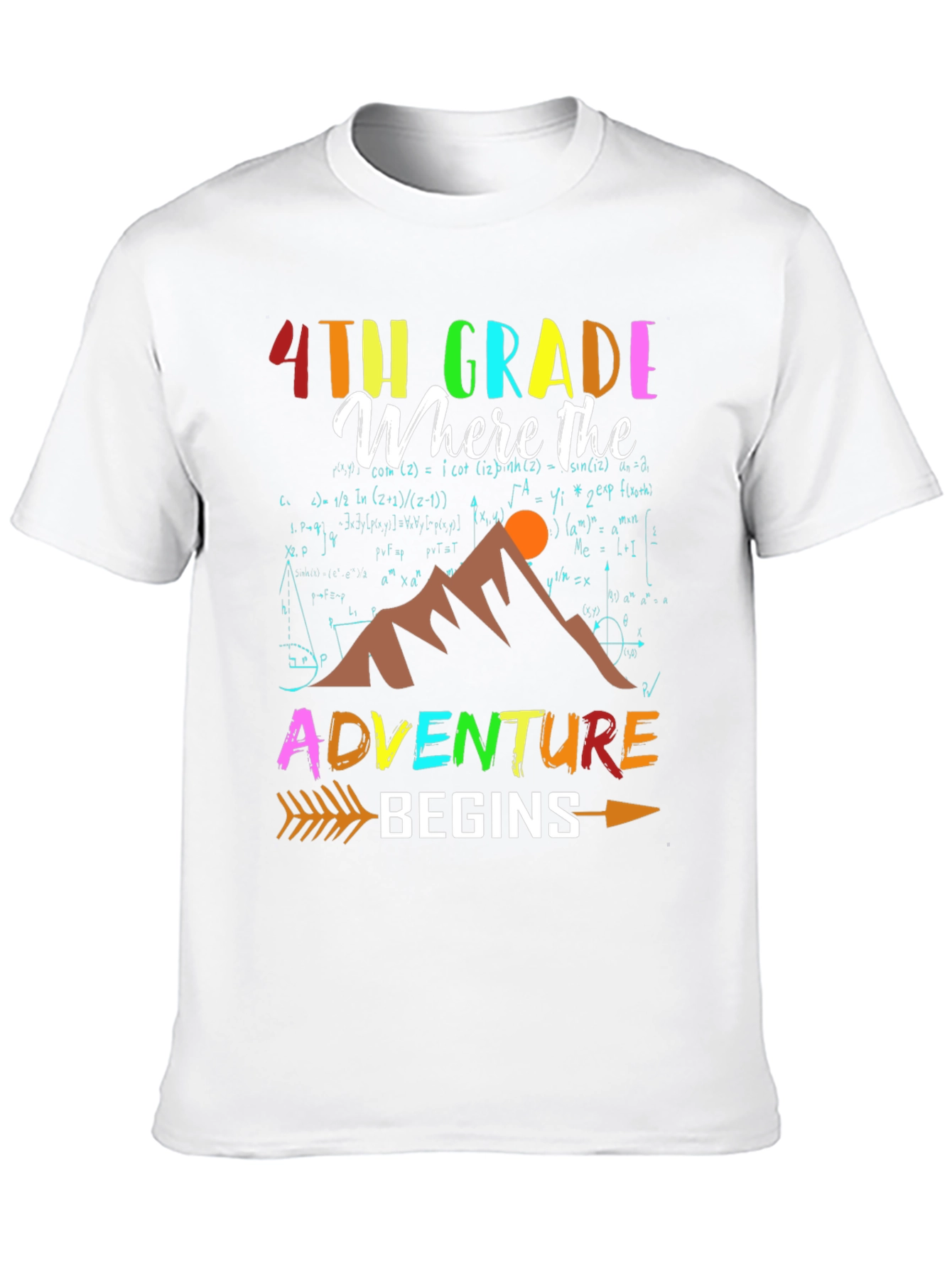 4th Grade Adventure Begins Graphic Tee