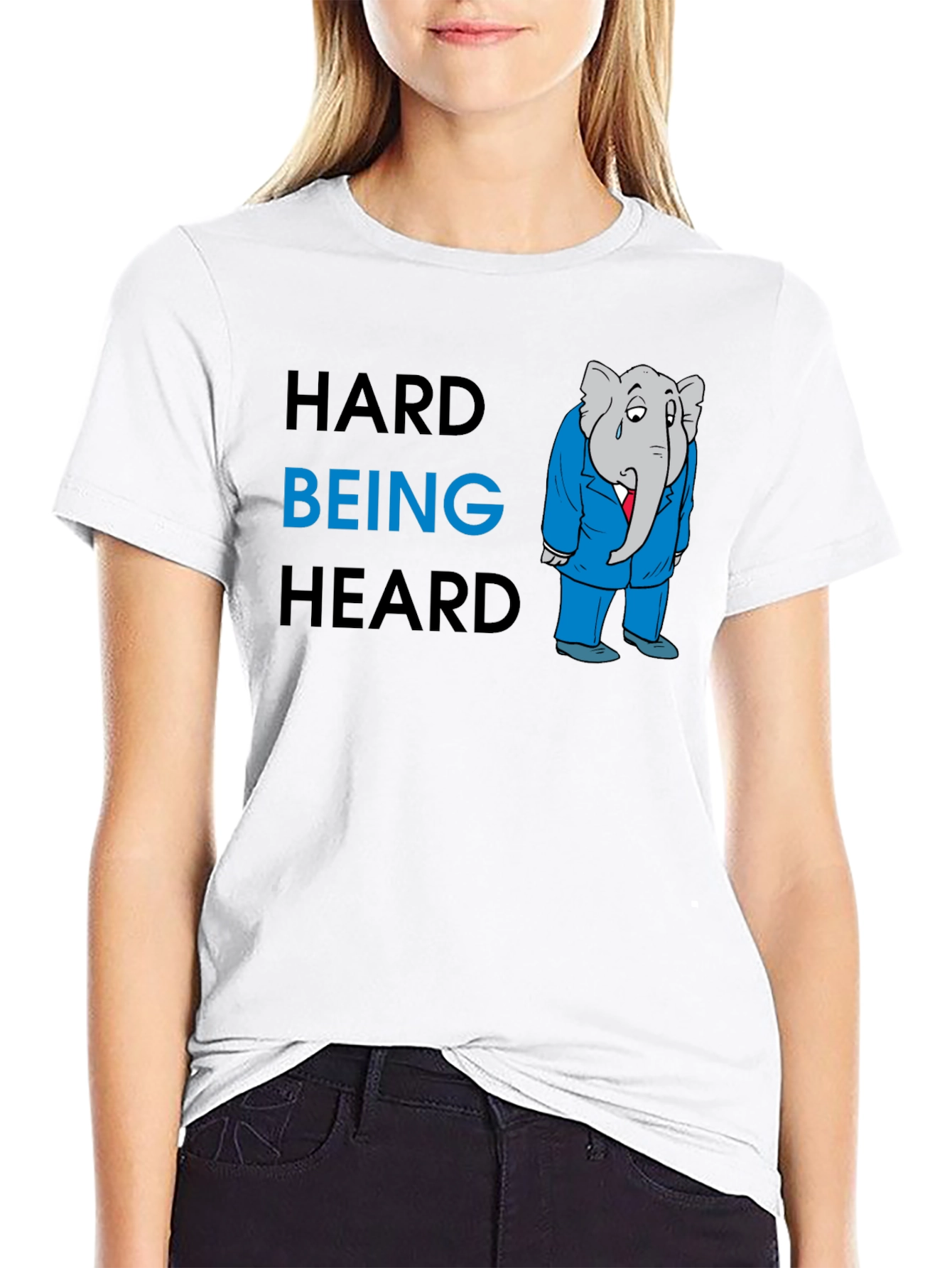 Hard Being Heard Graphic T-Shirt