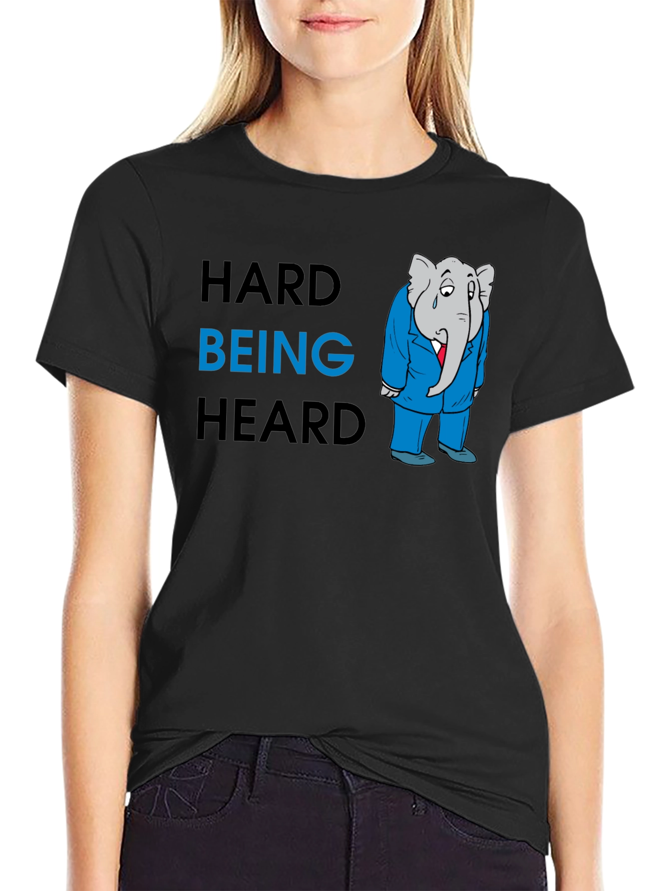 Hard Being Heard Graphic T-Shirt