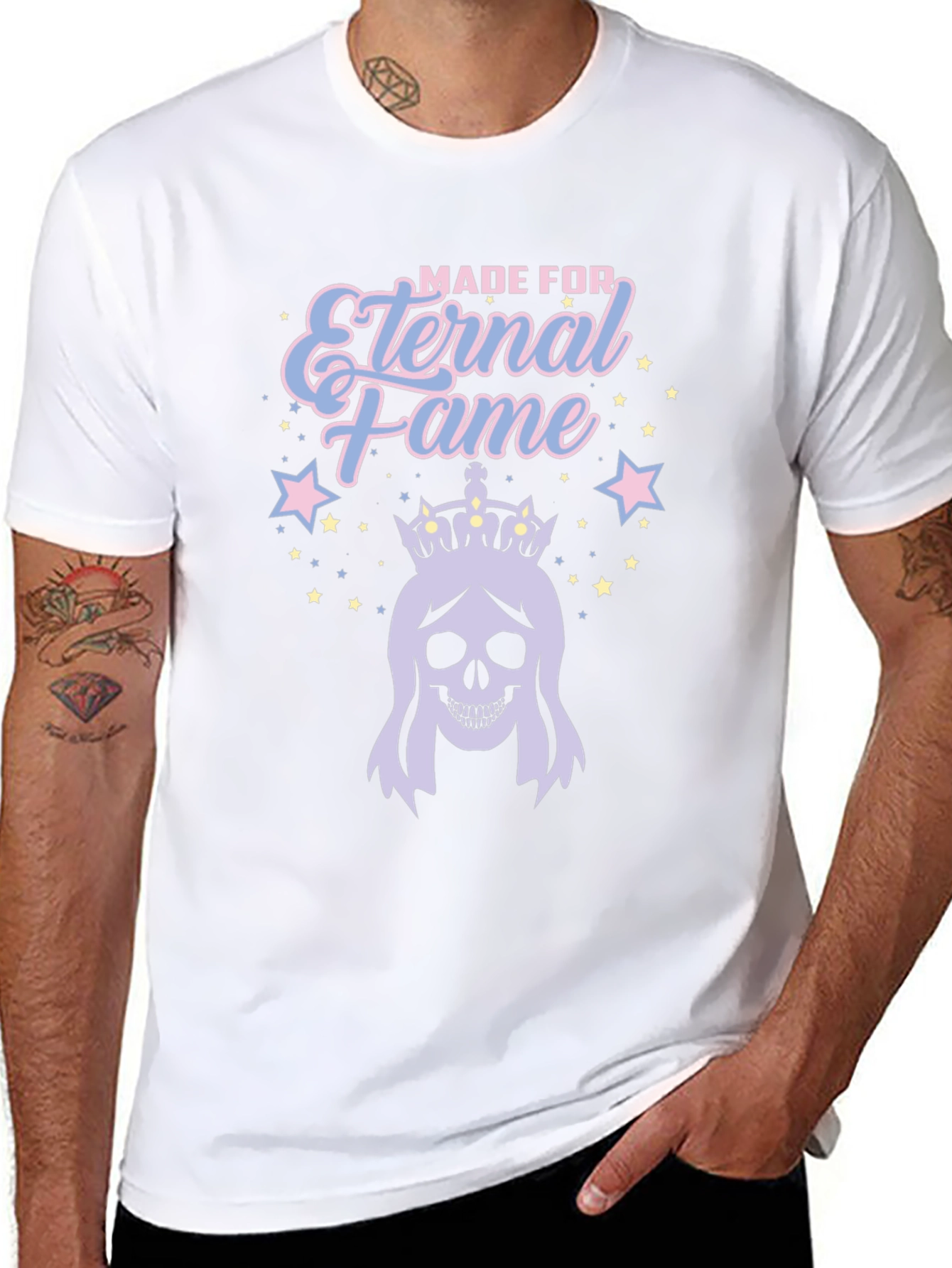 Eternal Fame Skull T-Shirt - Gothic Humor