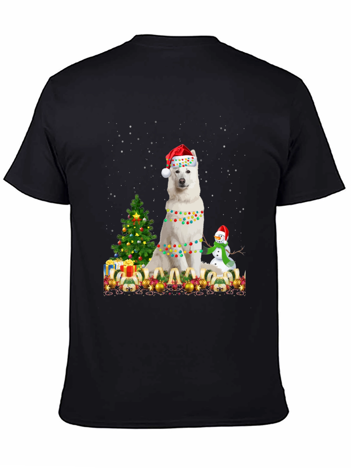 Festive Dog Christmas T-Shirt