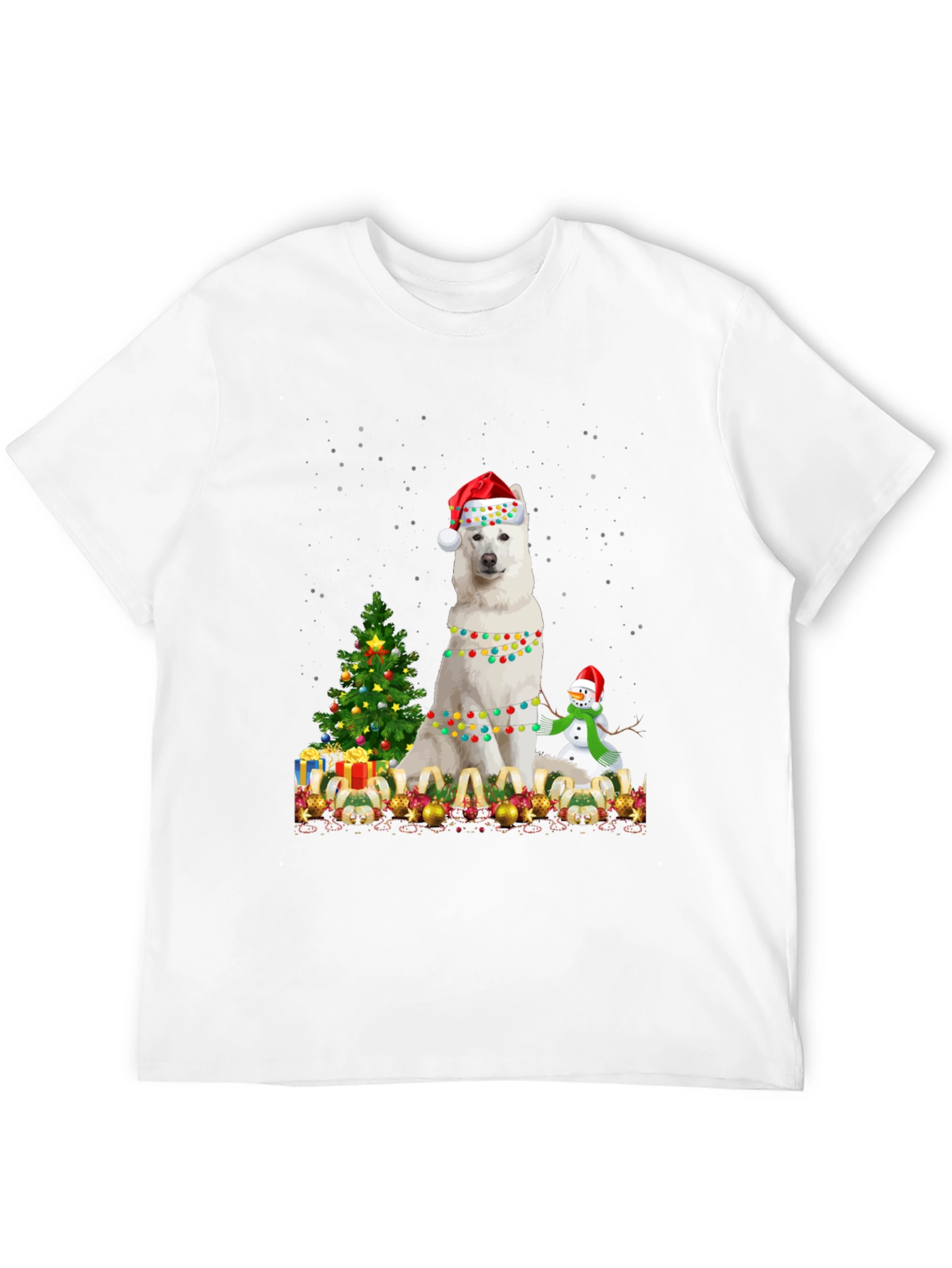 Festive Dog Christmas T-Shirt