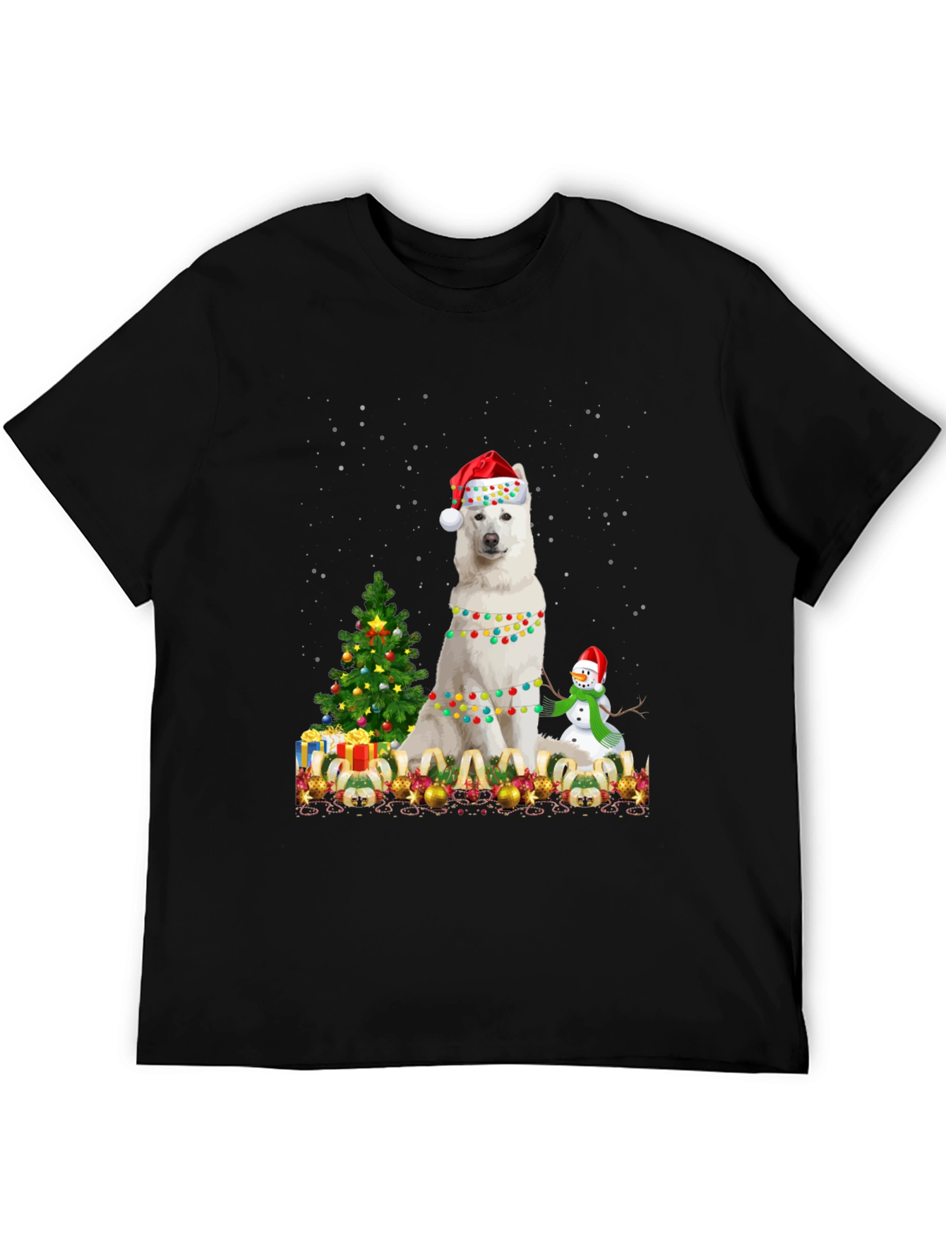 Festive Dog Christmas T-Shirt