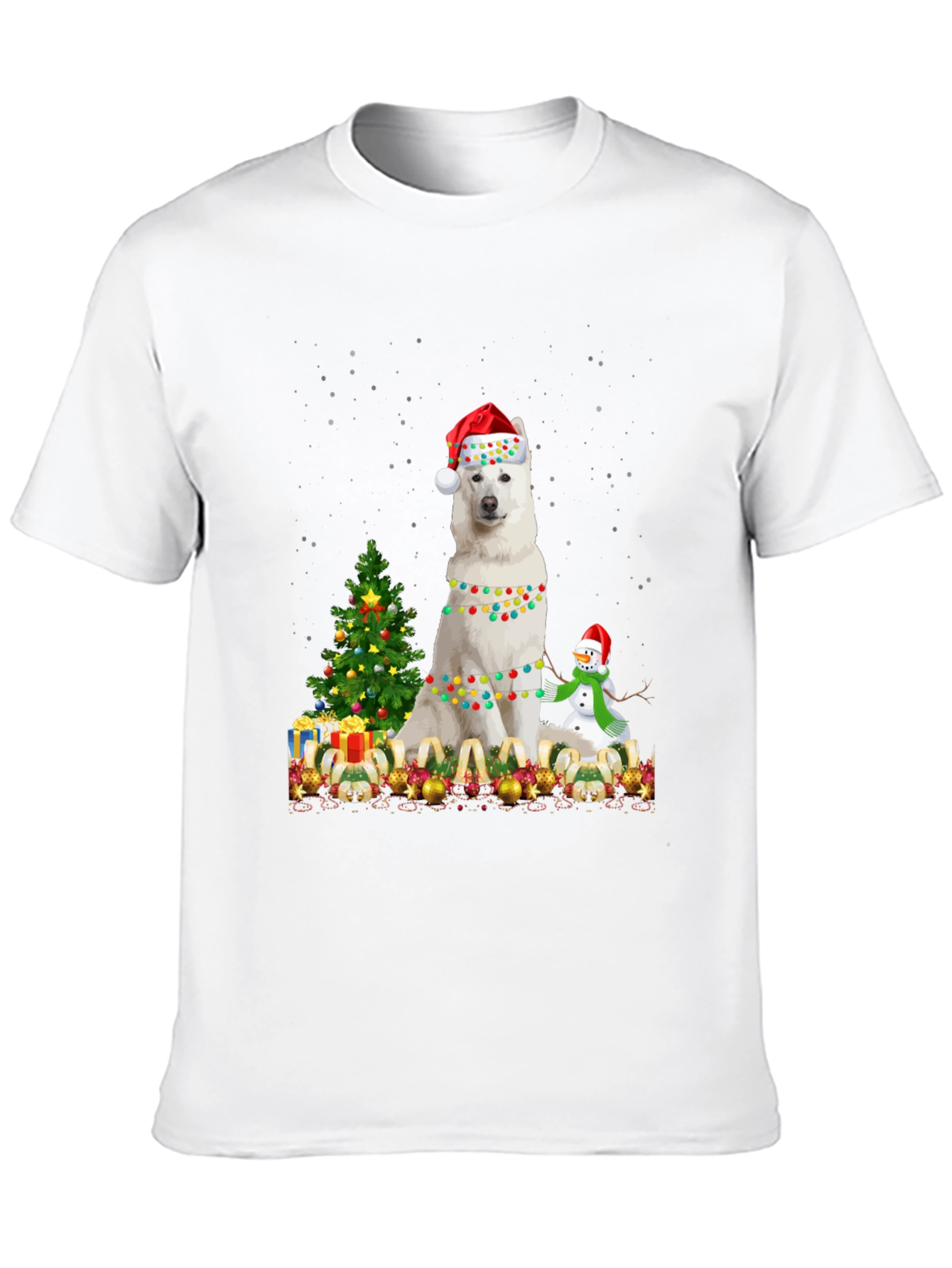 Festive Dog Christmas T-Shirt
