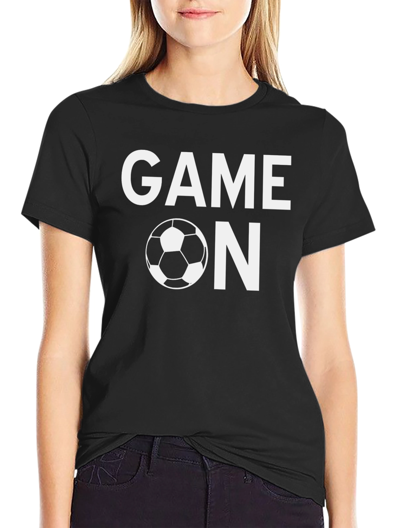 Game On Soccer T-Shirt - Black
