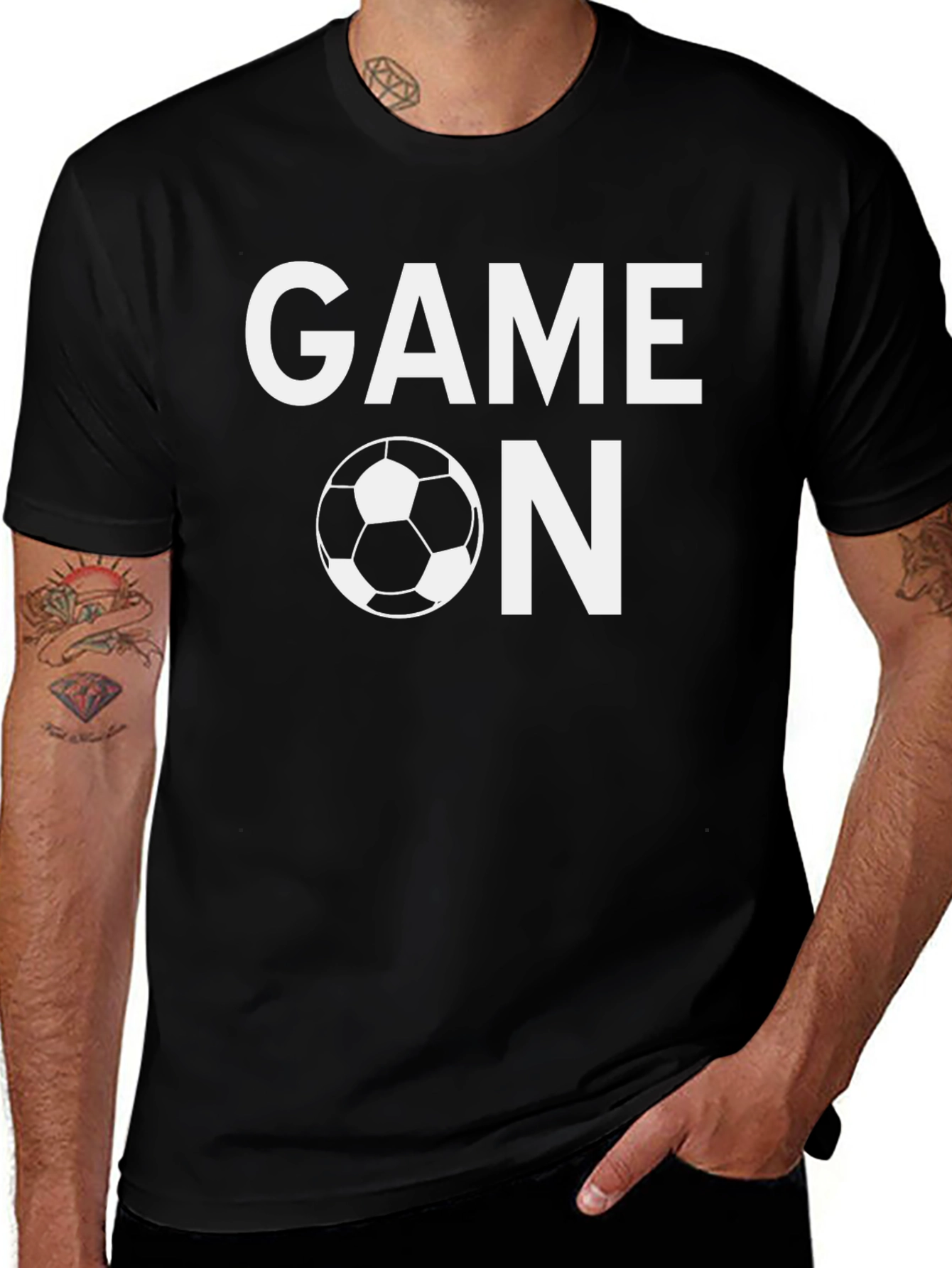 Game On Soccer T-Shirt - Black
