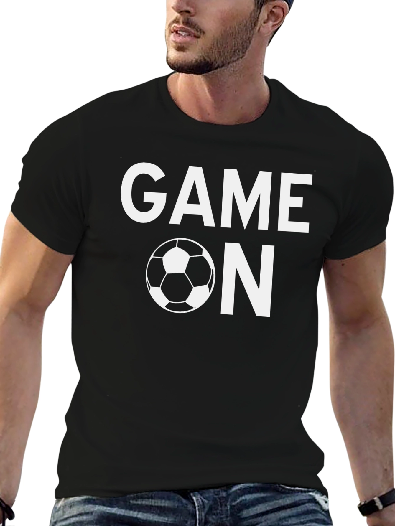 Game On Soccer T-Shirt - Black