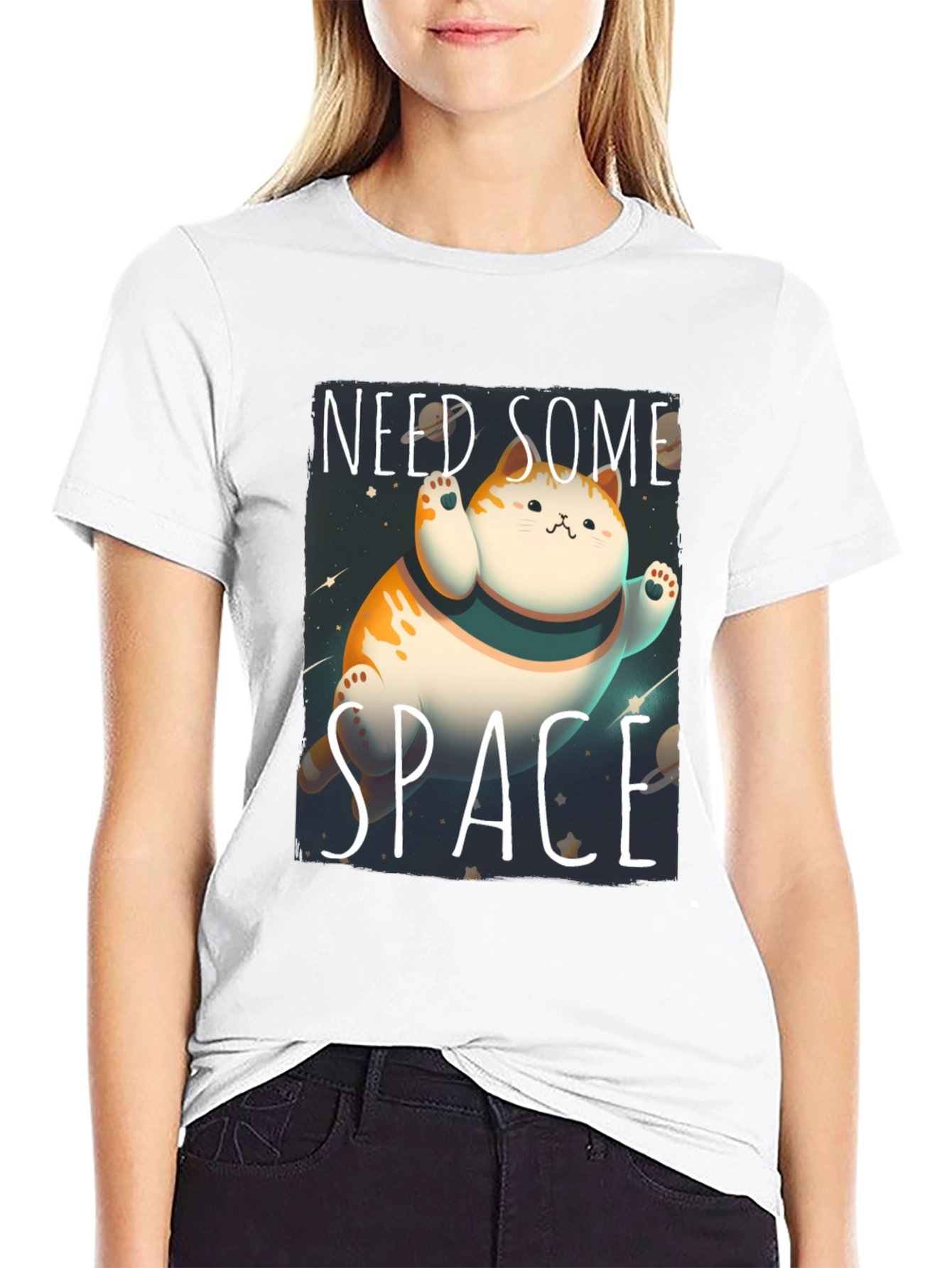 Need Some Space Cat T-Shirt - Galaxy Kitten Tee
