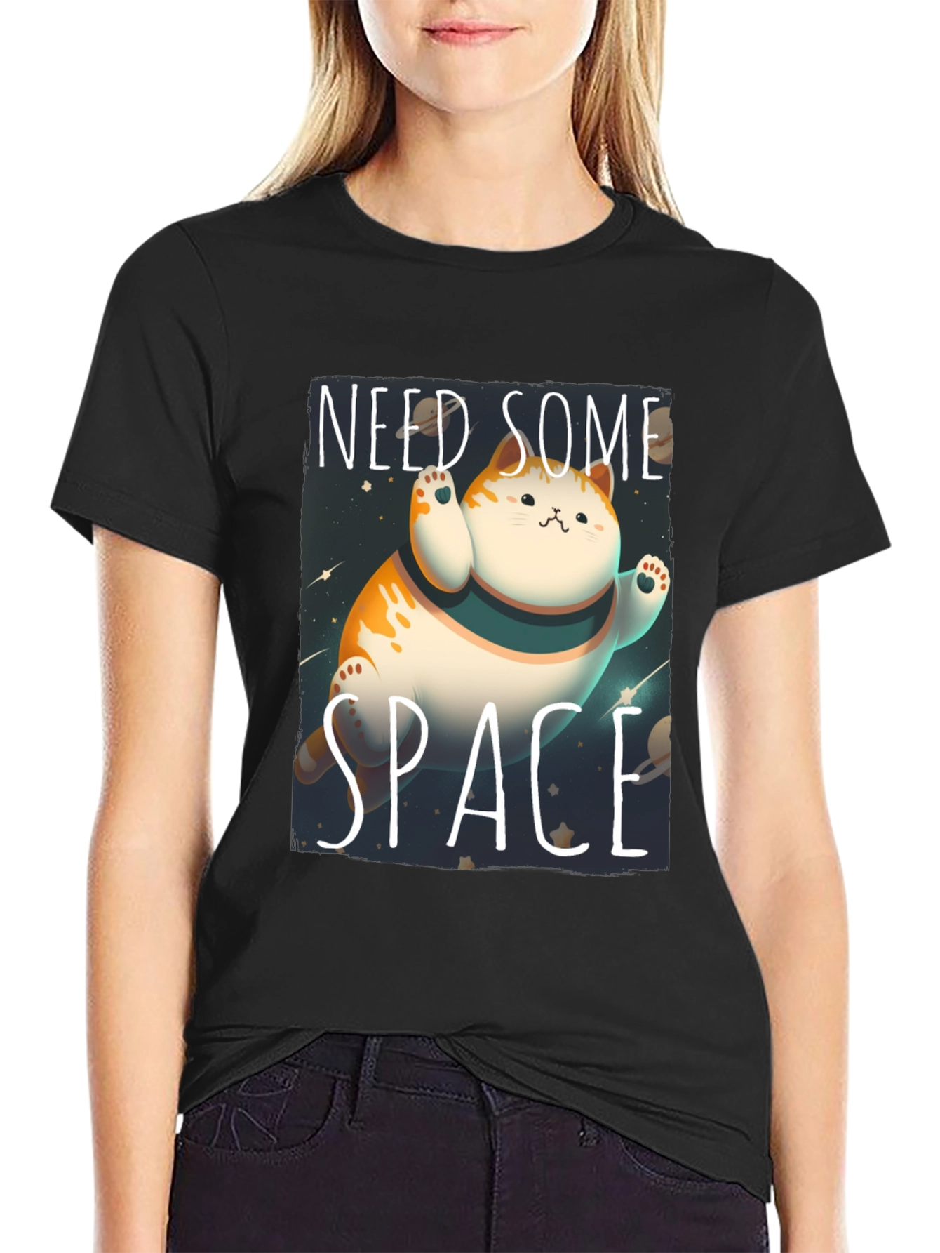 Need Some Space Cat T-Shirt - Galaxy Kitten Tee