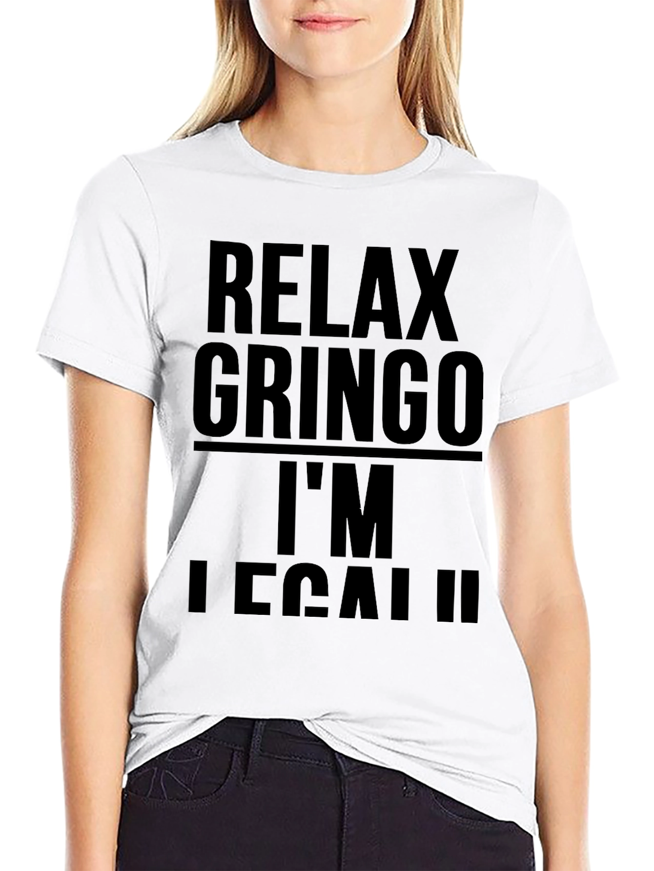 Relax Gringo Im Legal Black T-Shirt