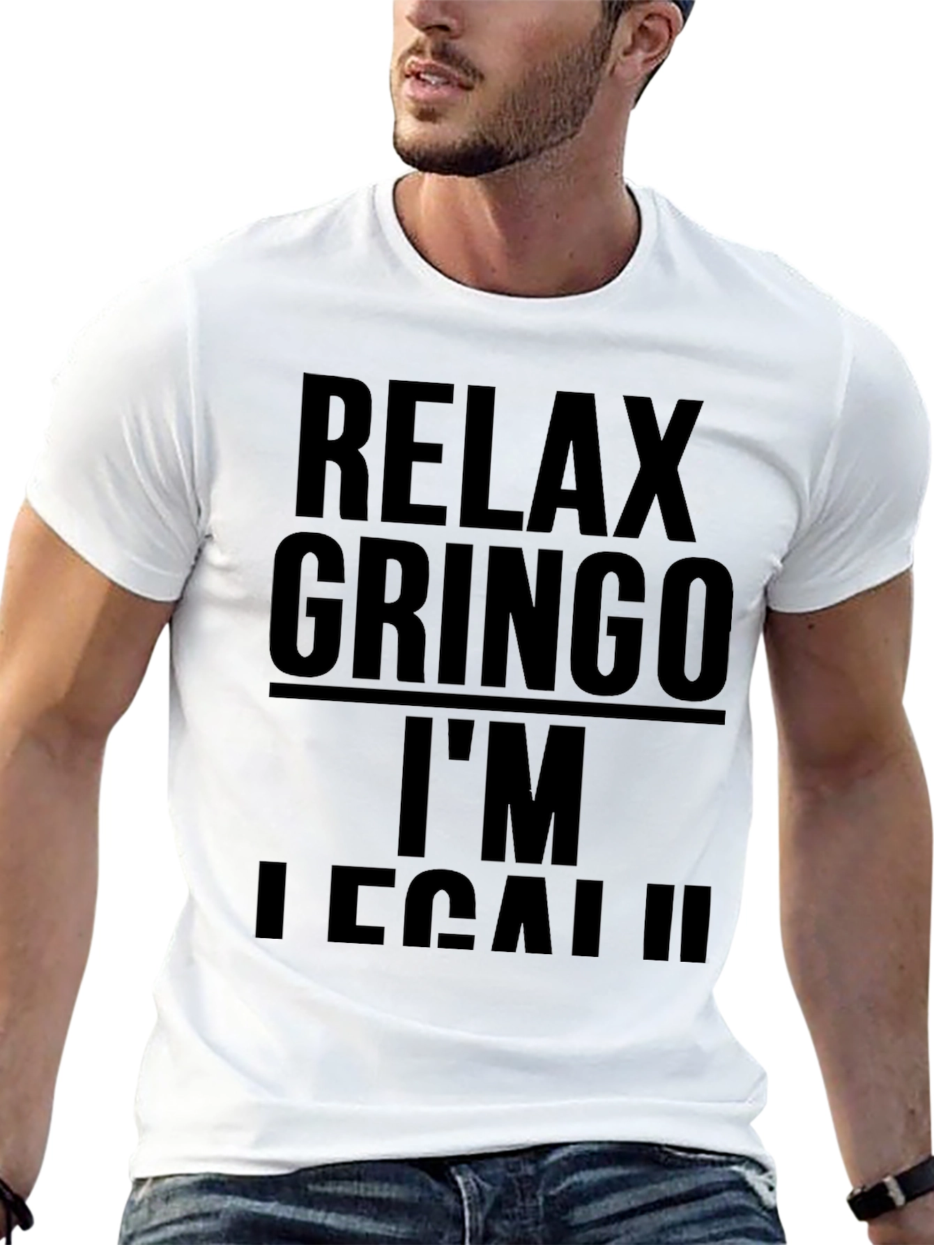Relax Gringo Im Legal Black T-Shirt