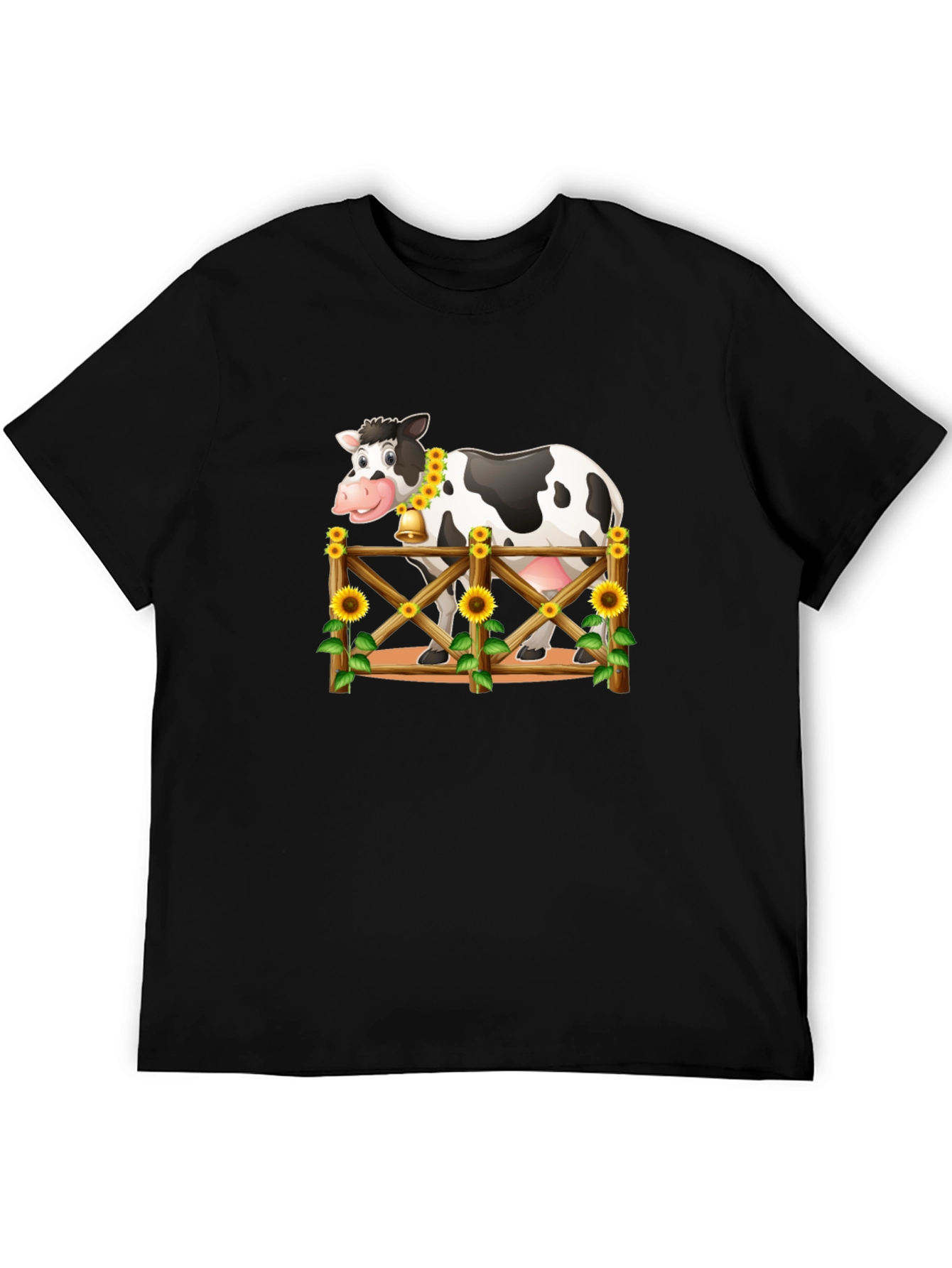 Cow Graphic Tee - Farm Animal T-Shirt