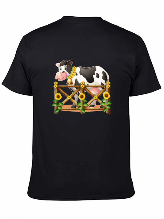 Cow Graphic Tee - Farm Animal T-Shirt