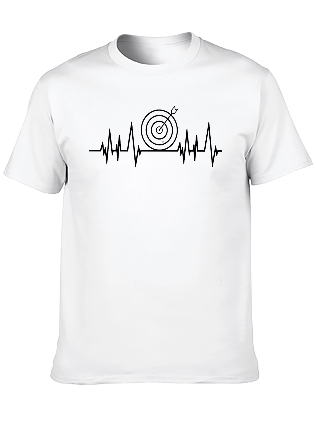 Target Heartbeat Black T-Shirt