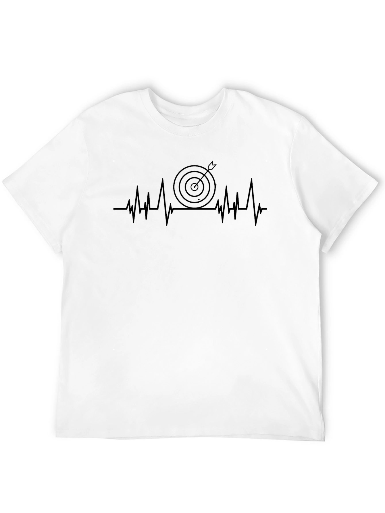 Target Heartbeat Black T-Shirt