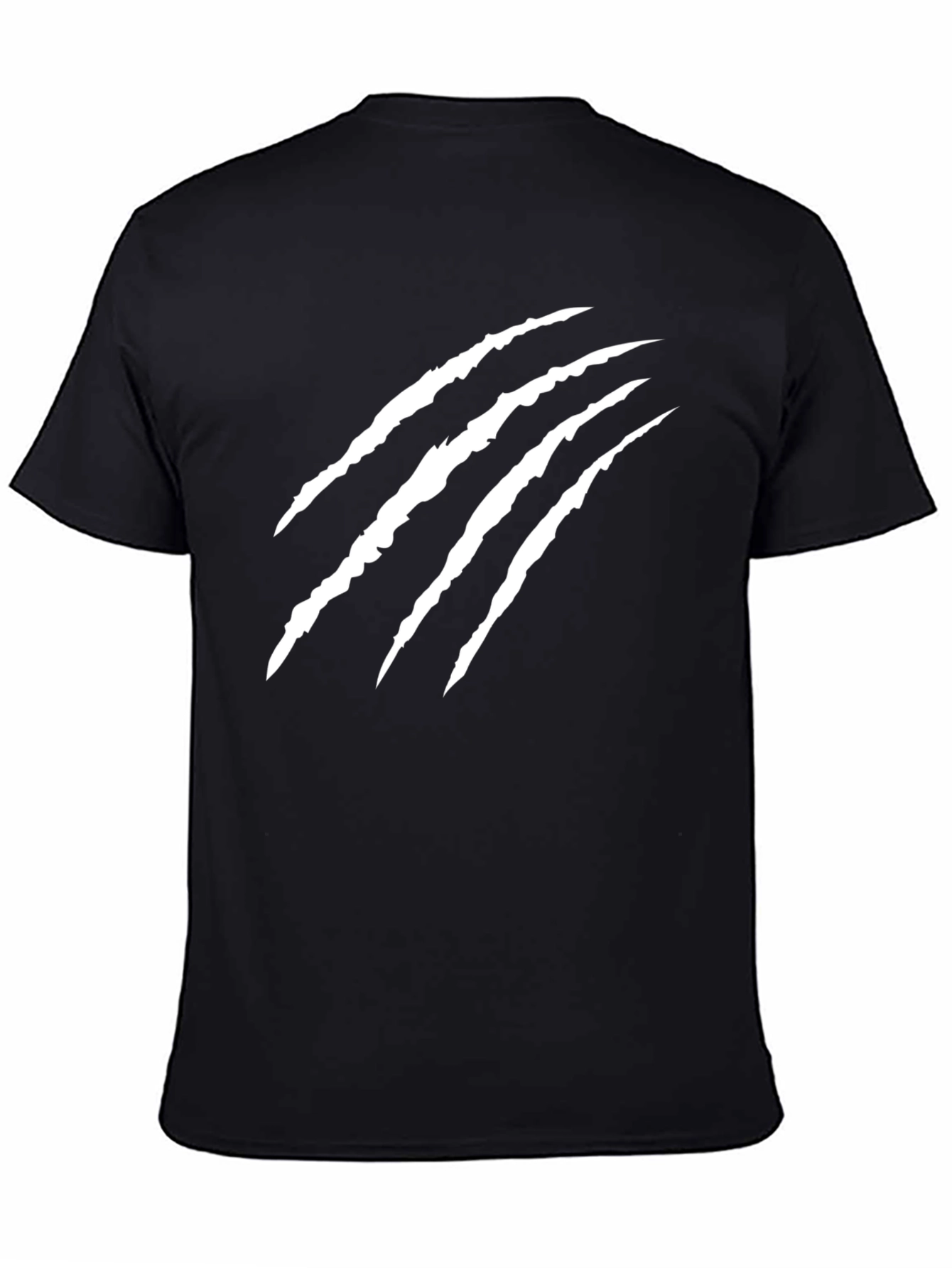 Claw Scratch Graphic Black T-Shirt