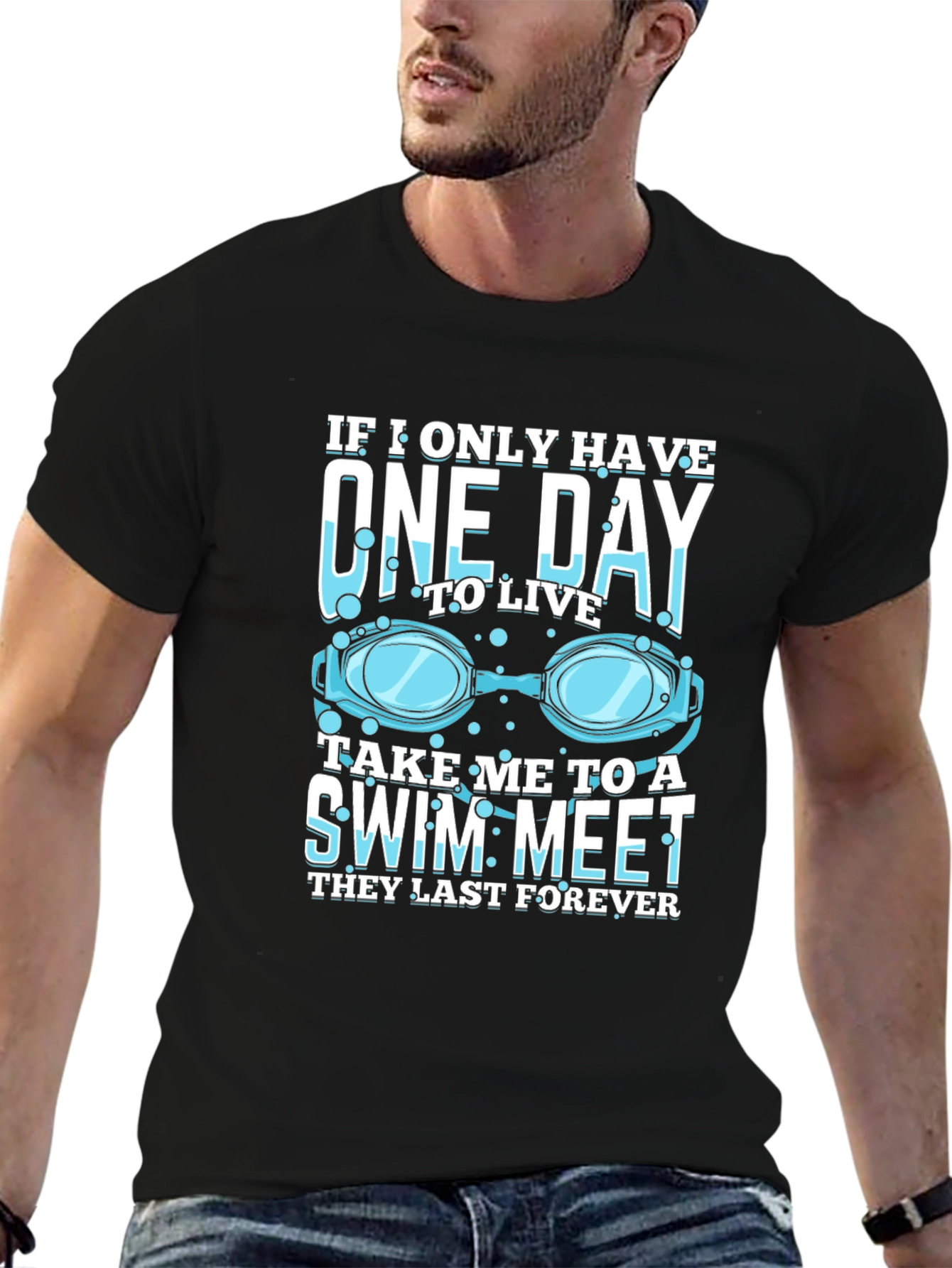 Swim Meet T-Shirt - One Day to Live