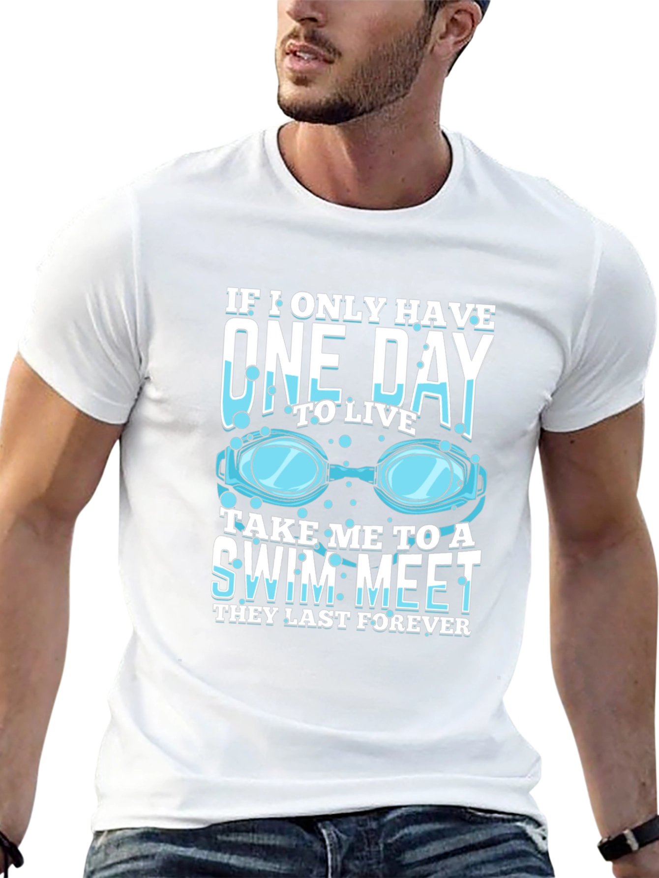 Swim Meet T-Shirt - One Day to Live