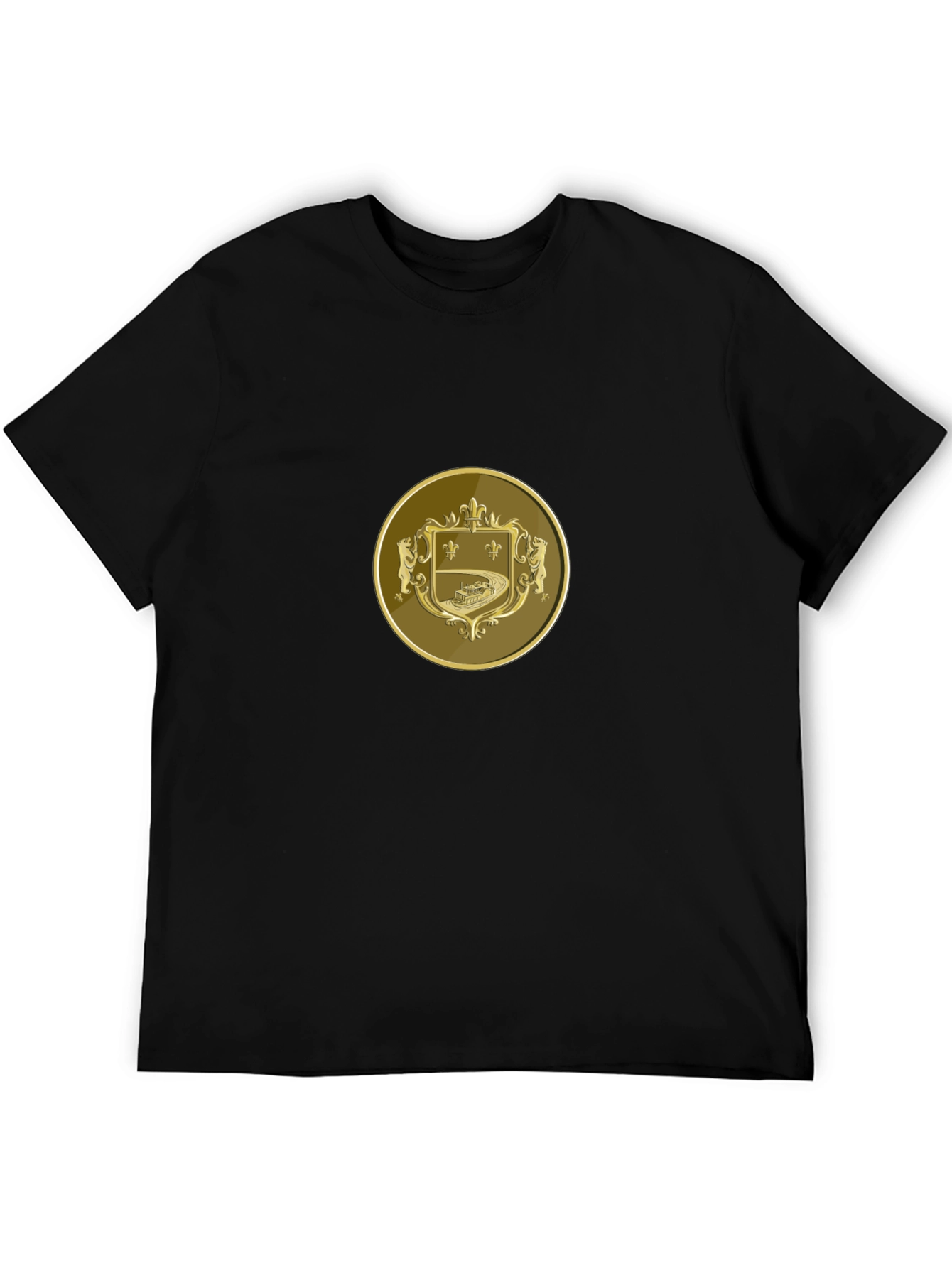 Emblem Graphic Black T-Shirt