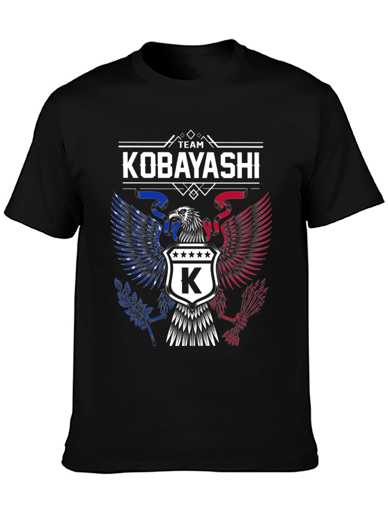 Team Kobayashi Graphic T-Shirt - Patriotic Eagle Design