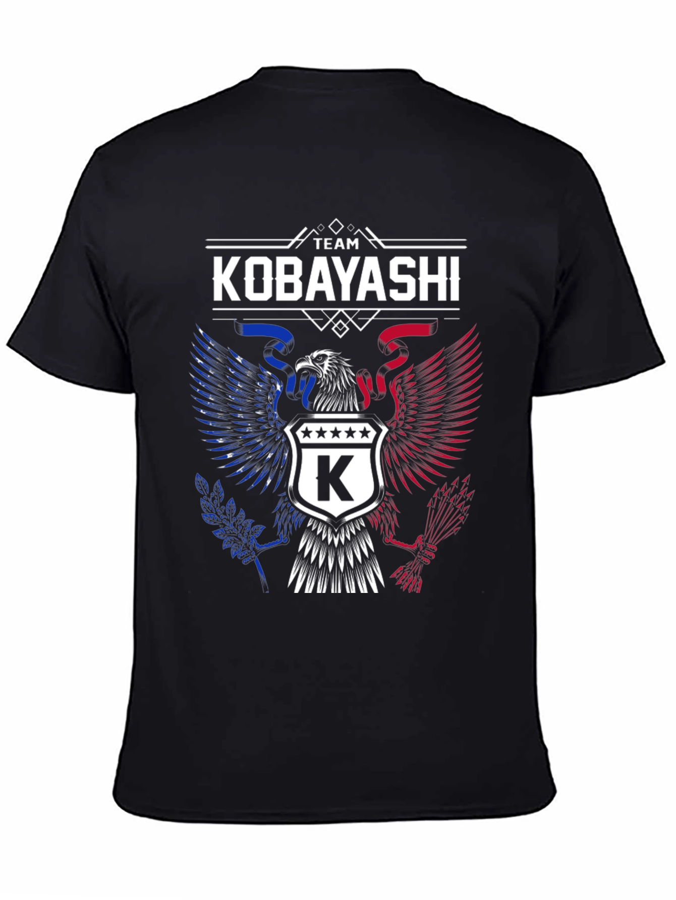Team Kobayashi Graphic T-Shirt - Patriotic Eagle Design