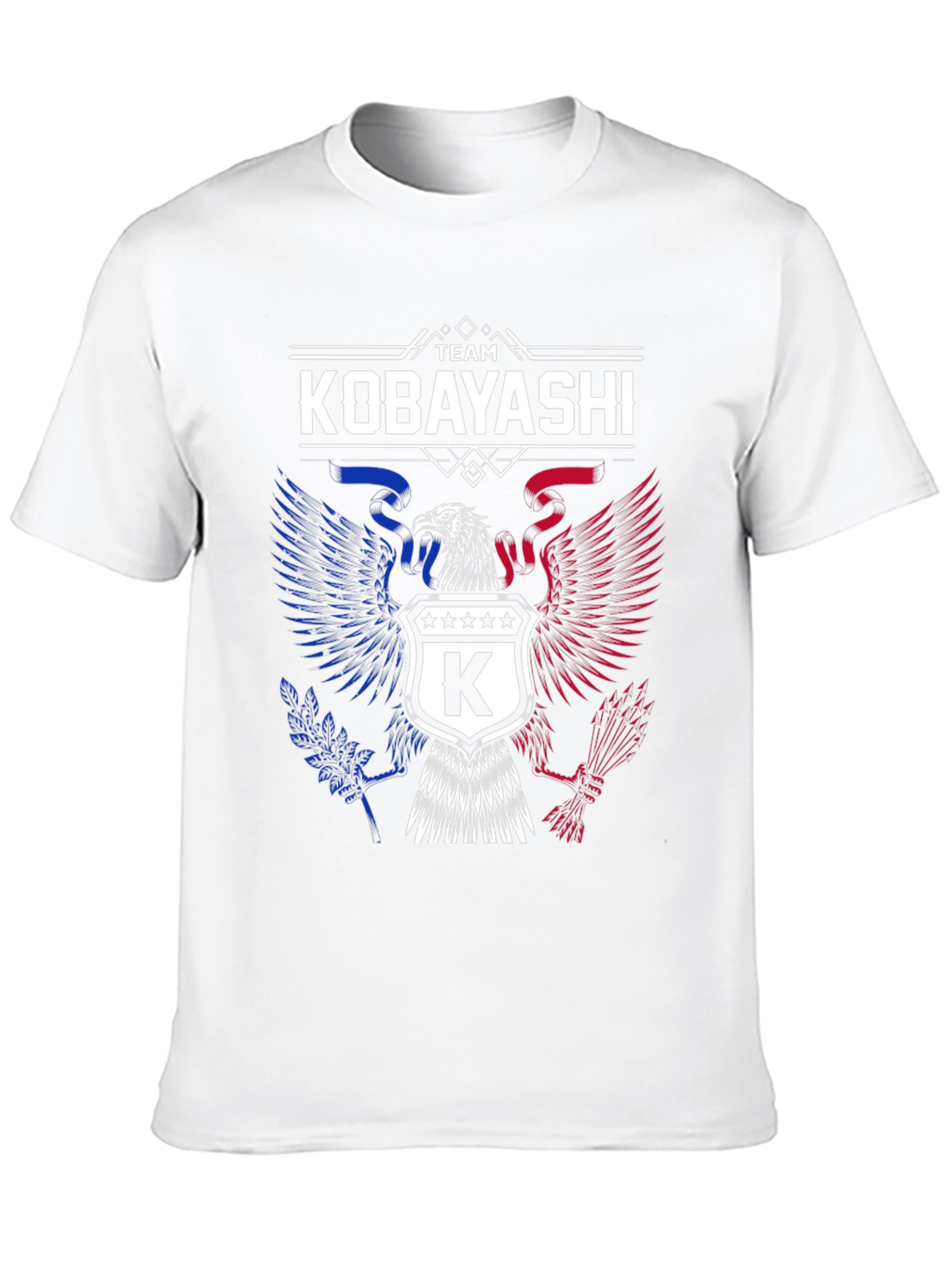 Team Kobayashi Graphic T-Shirt - Patriotic Eagle Design