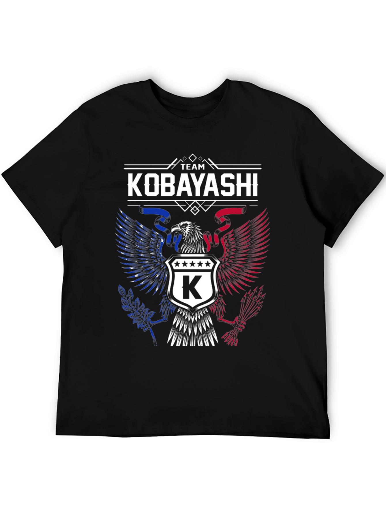 Team Kobayashi Graphic T-Shirt - Patriotic Eagle Design