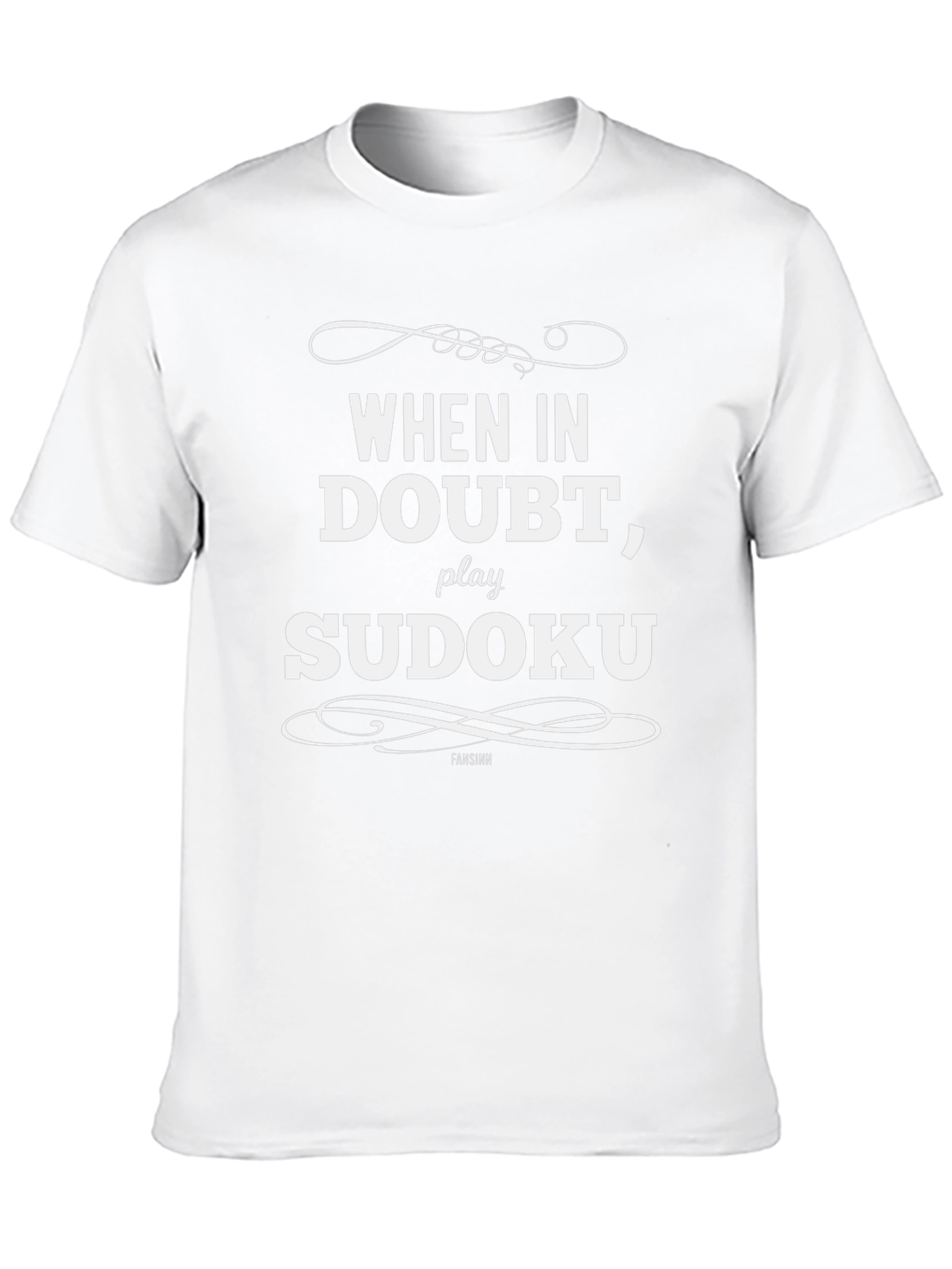 When in Doubt Play Sudoku - Graphic T-Shirt