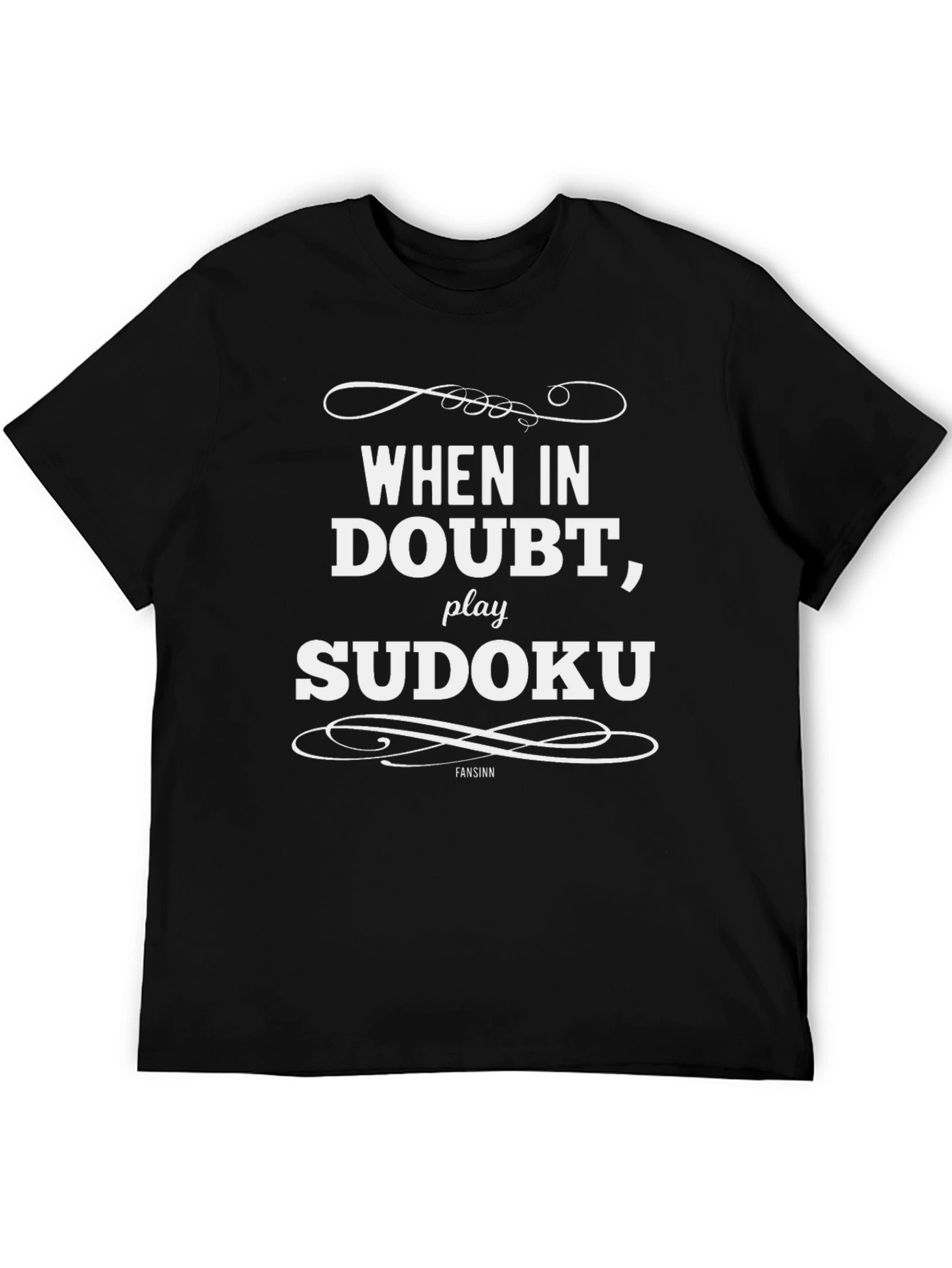 When in Doubt Play Sudoku - Graphic T-Shirt