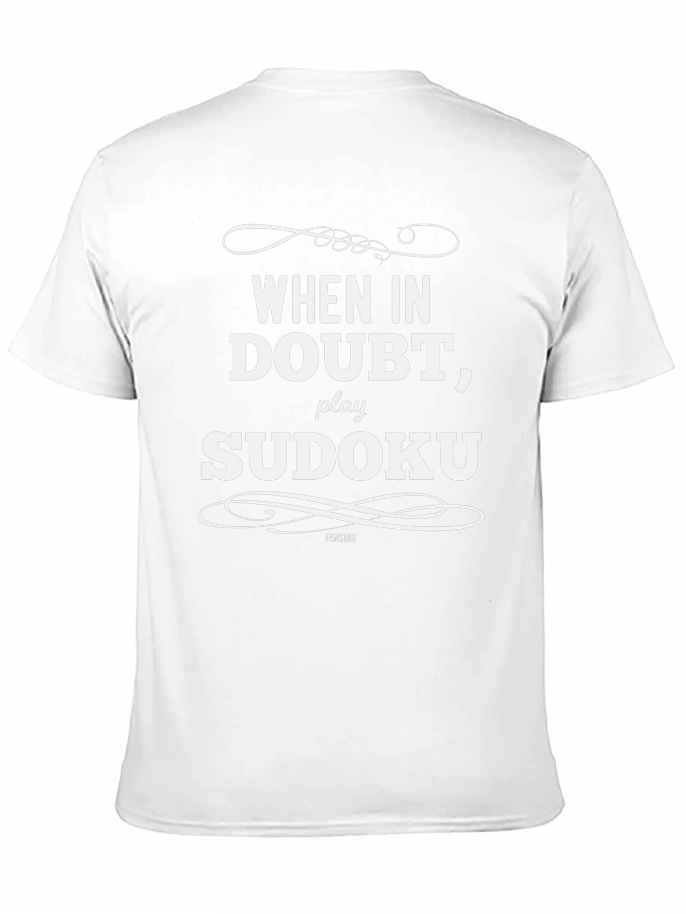 When in Doubt Play Sudoku - Graphic T-Shirt