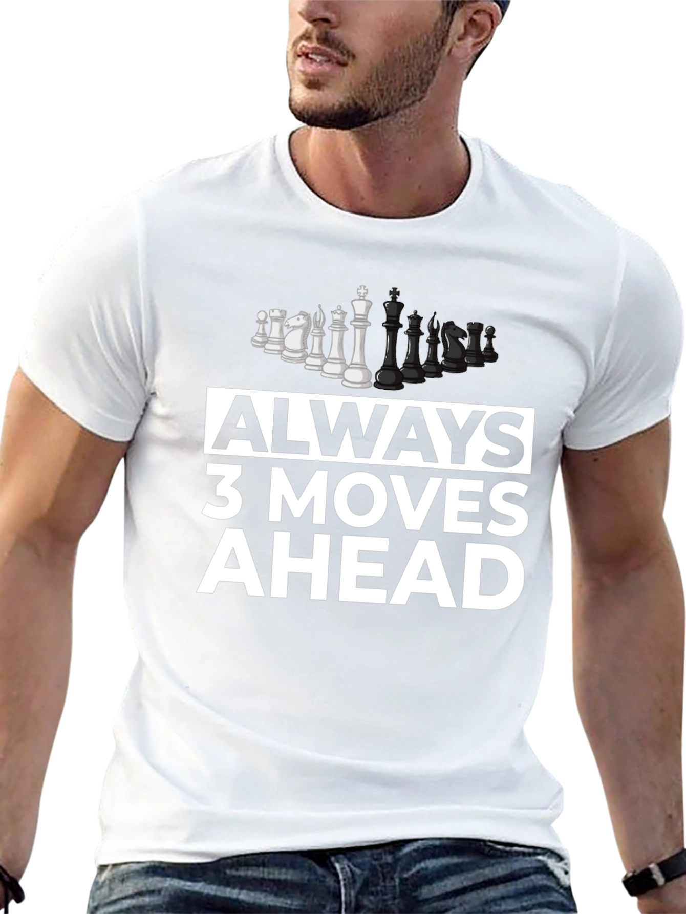 Always 3 Moves Ahead Chess T-Shirt