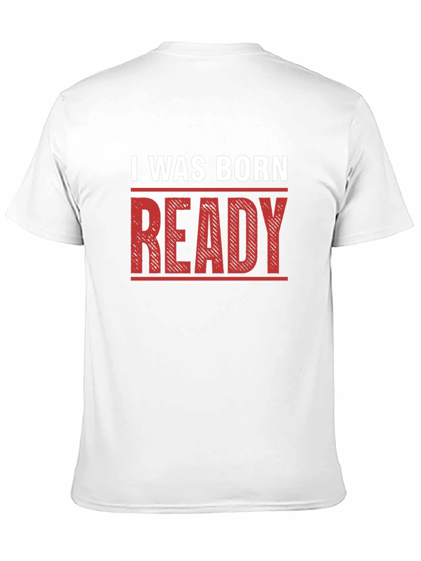 I Was Born Ready Graphic T-Shirt - Black