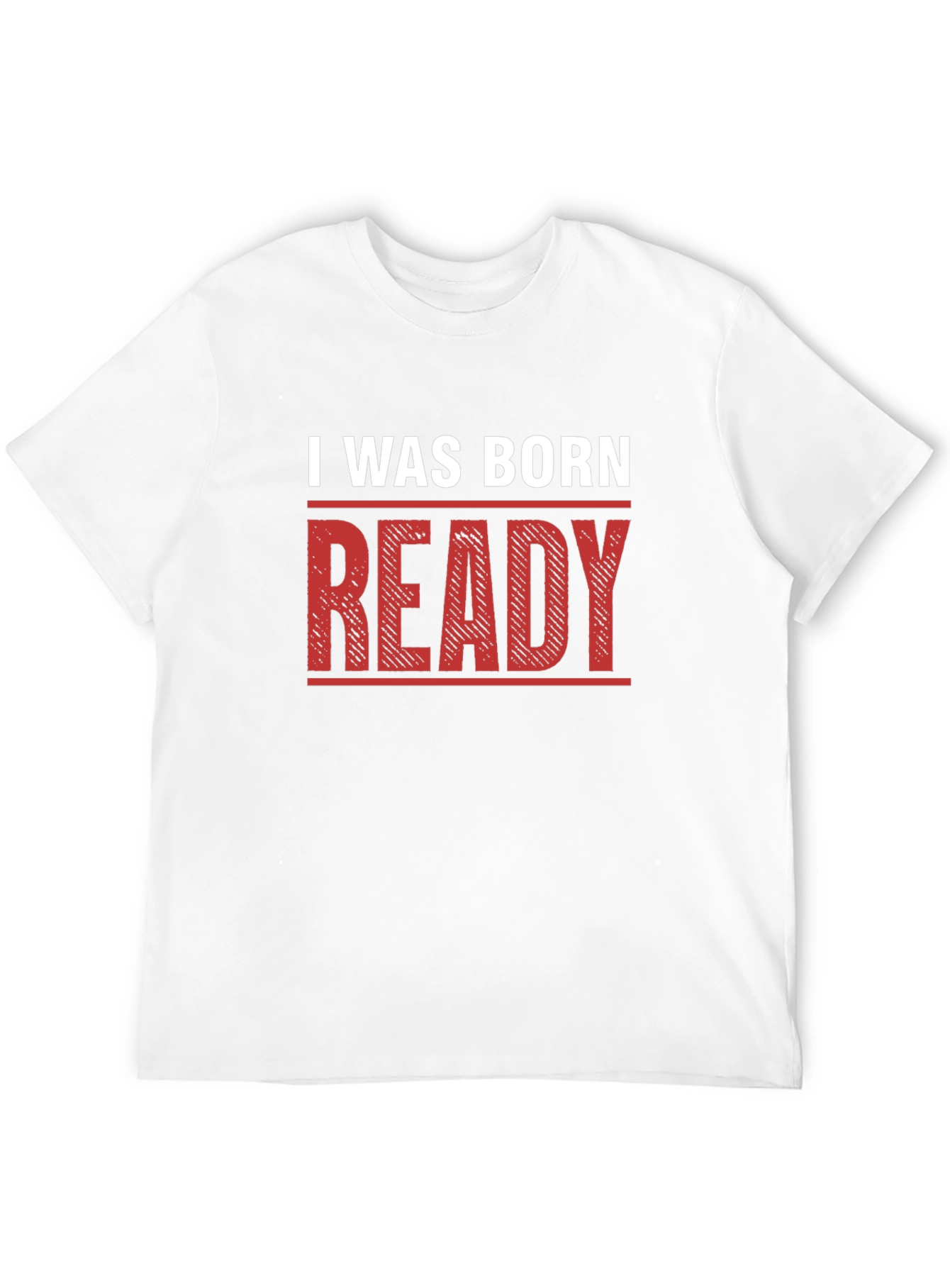 I Was Born Ready Graphic T-Shirt - Black