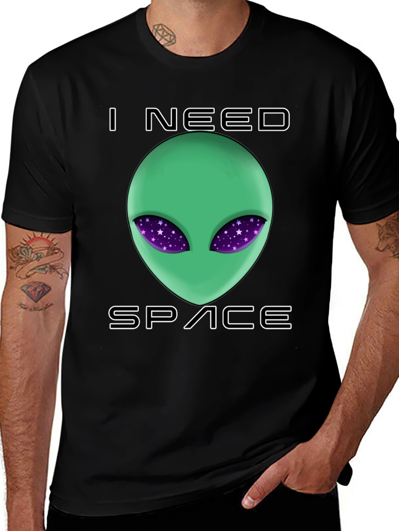 I Need Space Alien T-Shirt - Unique Design