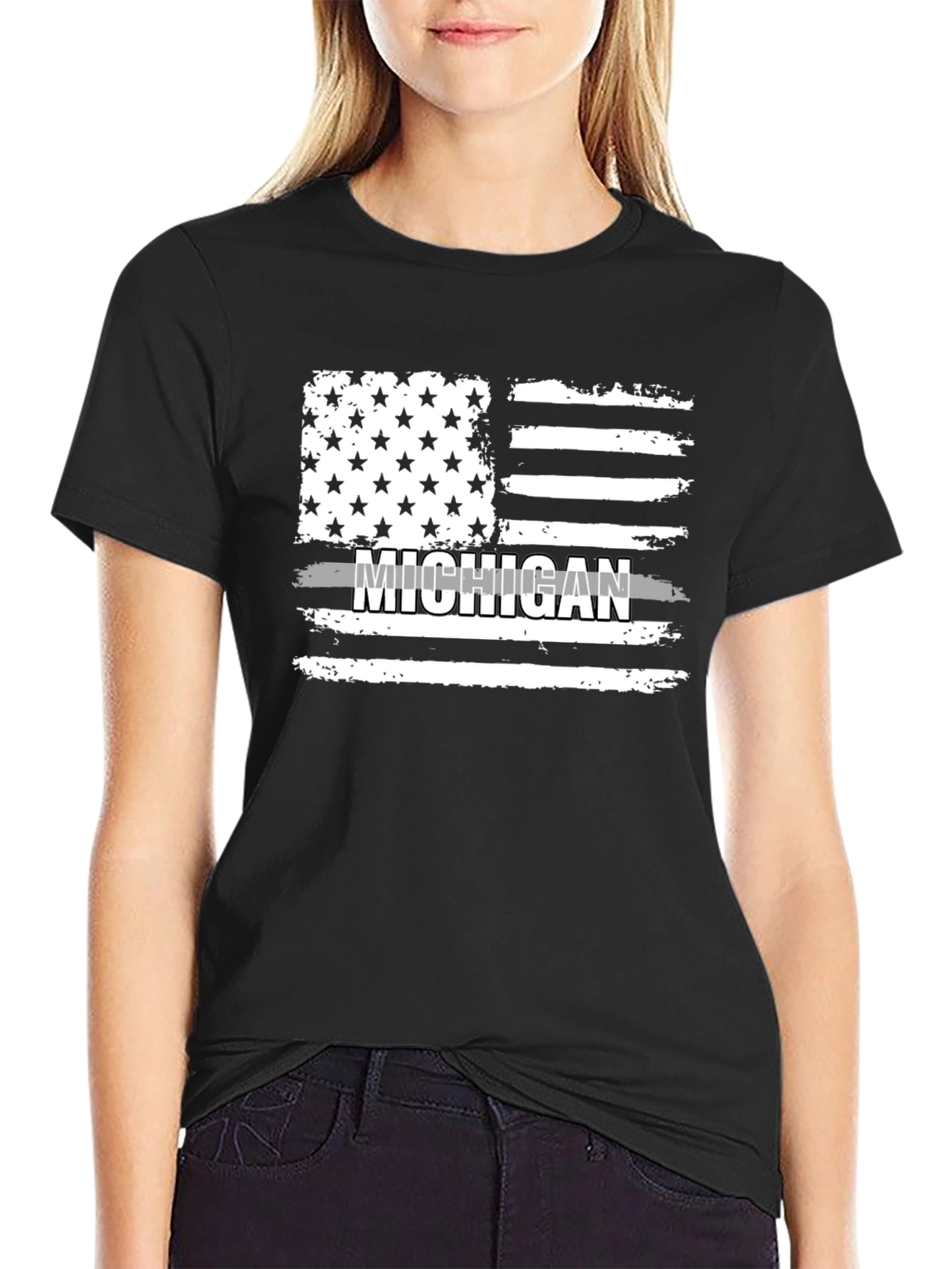 Michigan Flag Graphic Tee