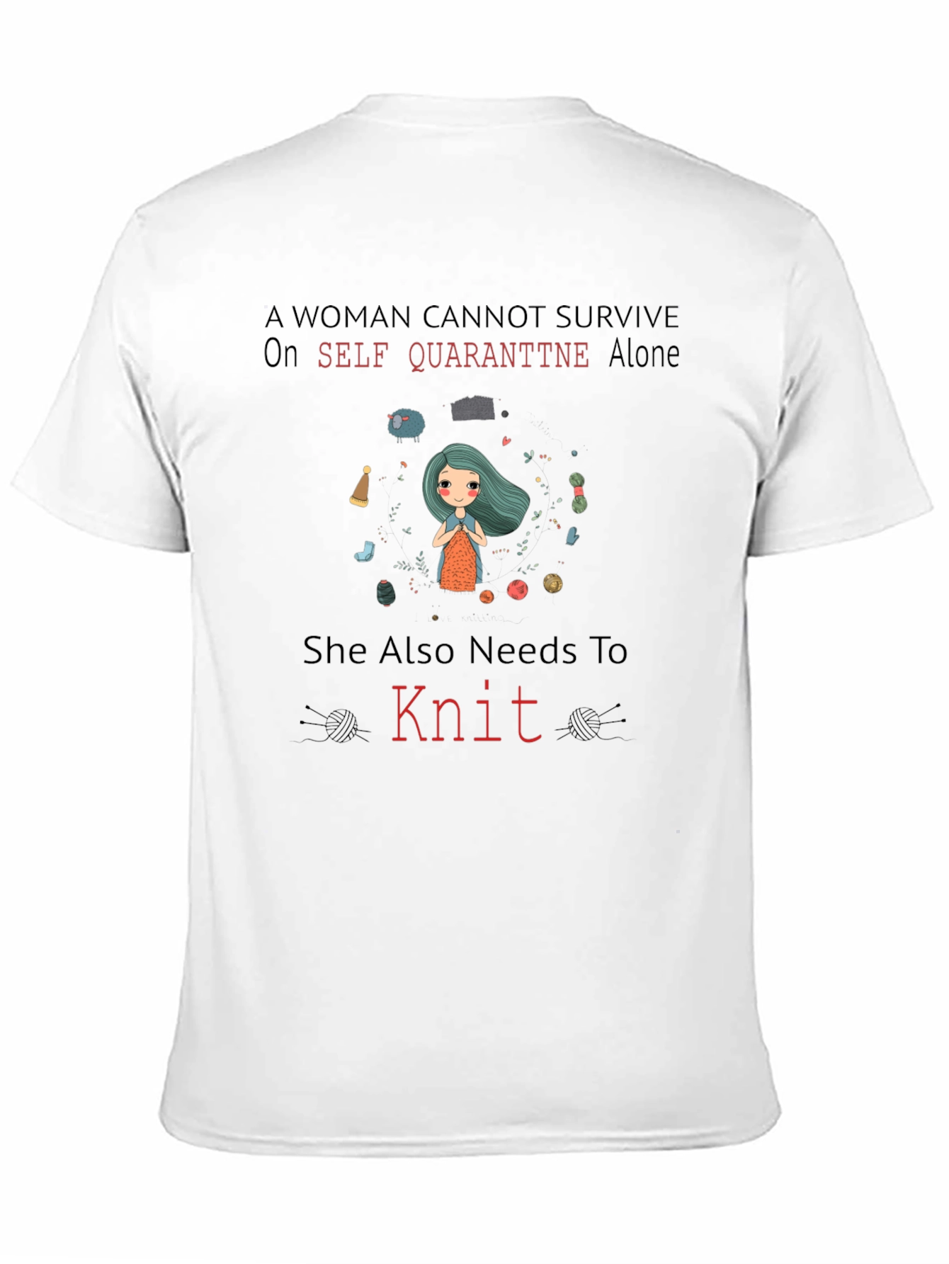 Quarantine Knit Tee - A Womans Essential