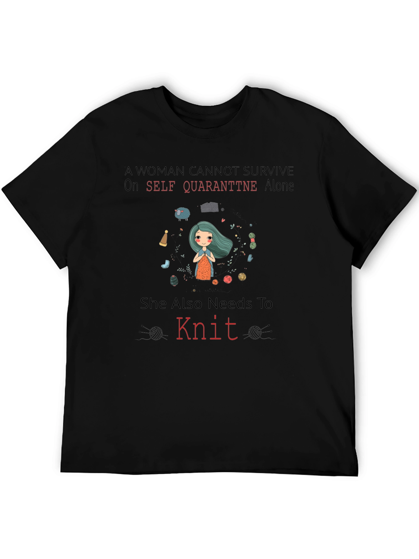 Quarantine Knit Tee - A Womans Essential